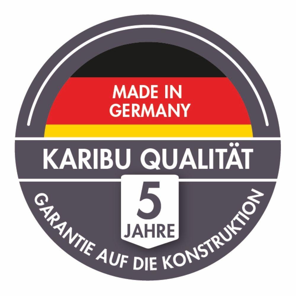 Karibu Gerätehaus »Argonium 2 SET mit Anbaudach« Made in Germany