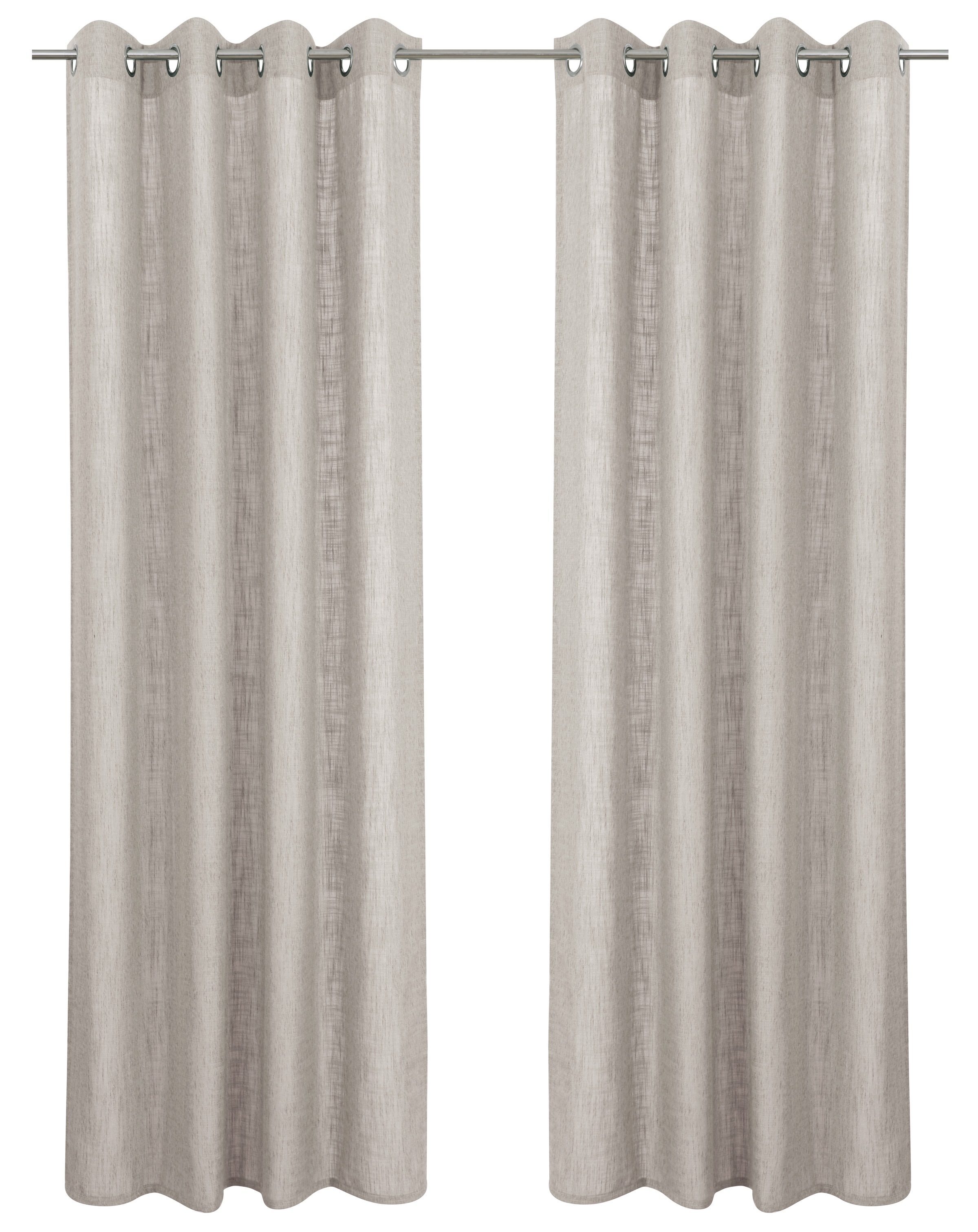 Bruno Banani Gardine »Jaden«, (1 St.), modern, zeitloser Schal, Leinenoptik günstig online kaufen