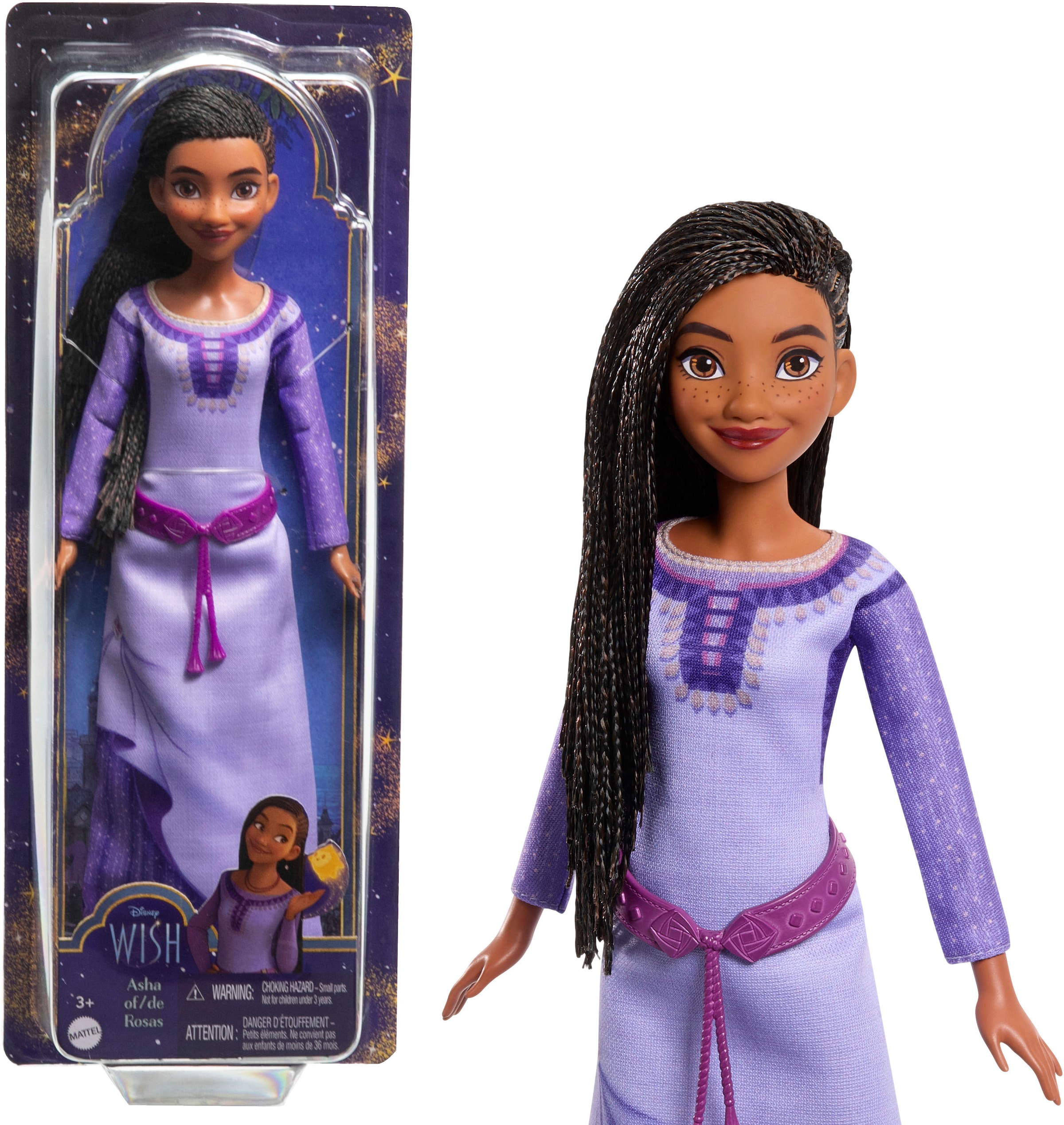 9. Bild von Mattel® Anziehpuppe »Disney Wish, Asha von Rosas, 32 cm«