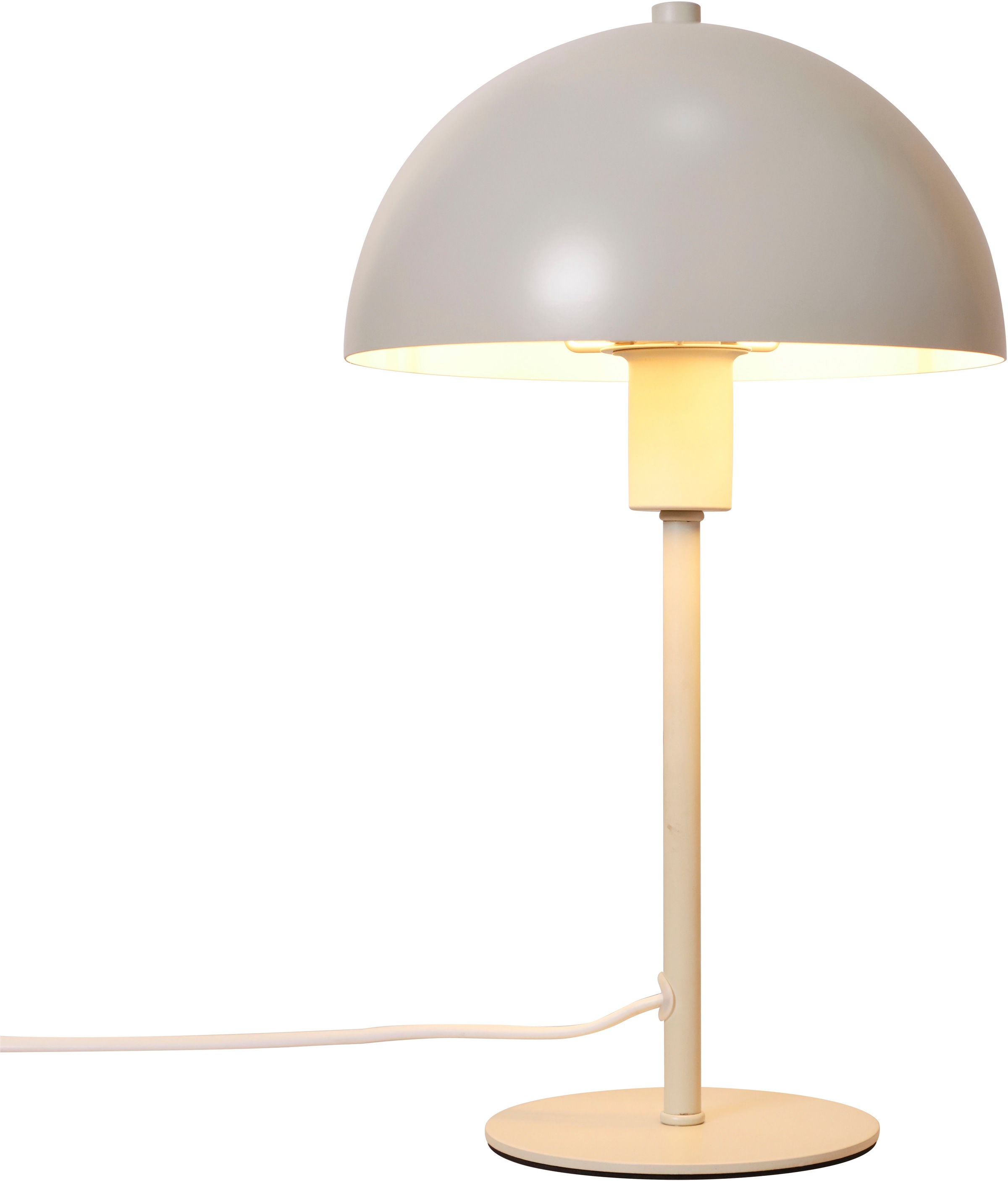 andas Tischleuchte »Husballa - Pilzlampe«, 1 flammig, Leuchtmittel E14 | ohne Leuchtmittel, Pilzleuchte, Tischlampe, Metallsockel, Höhe 35 cm, Pilzdesign