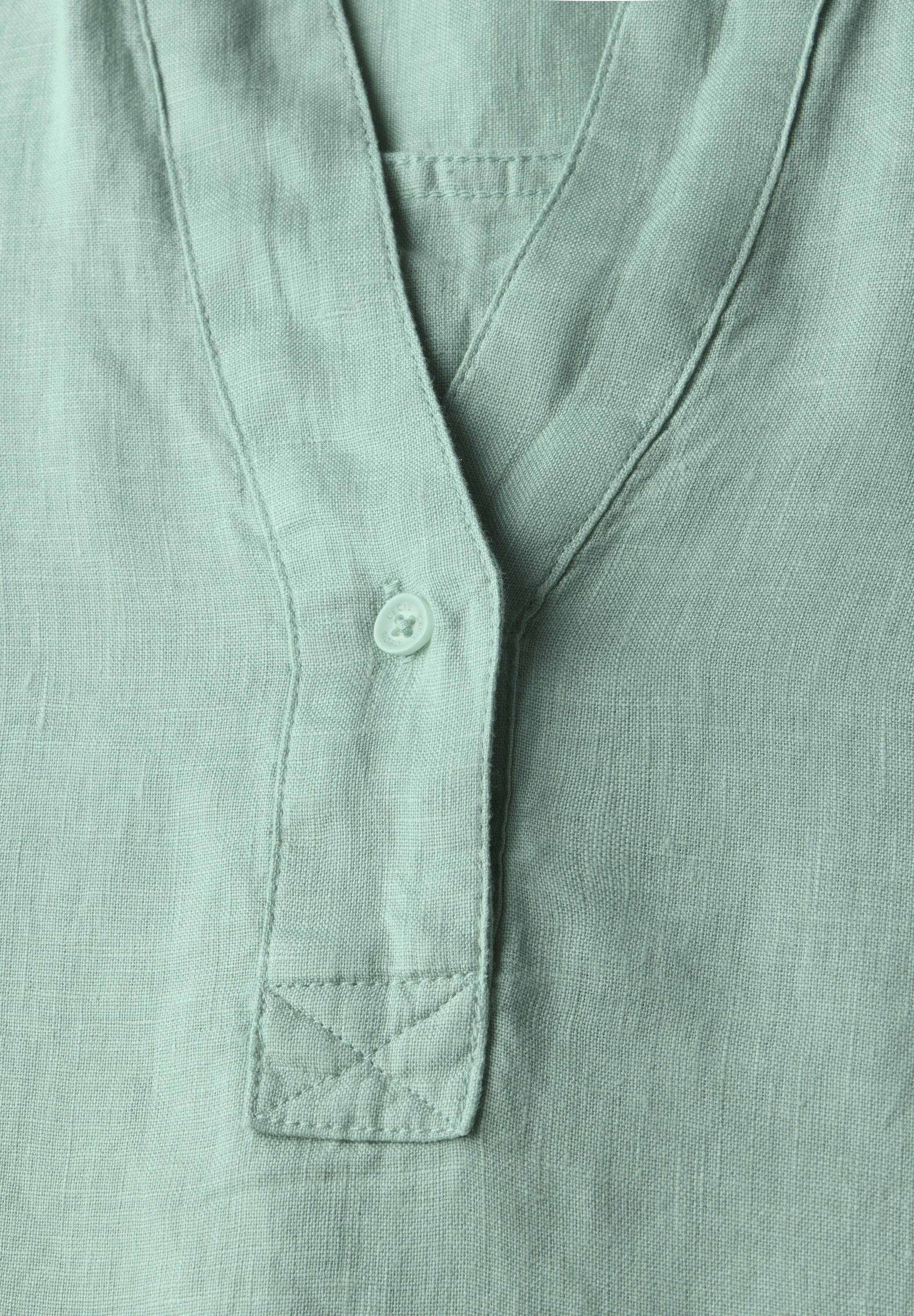 Cecil Hemdbluse, lang, mit 3/4-Arm und aus Leinen