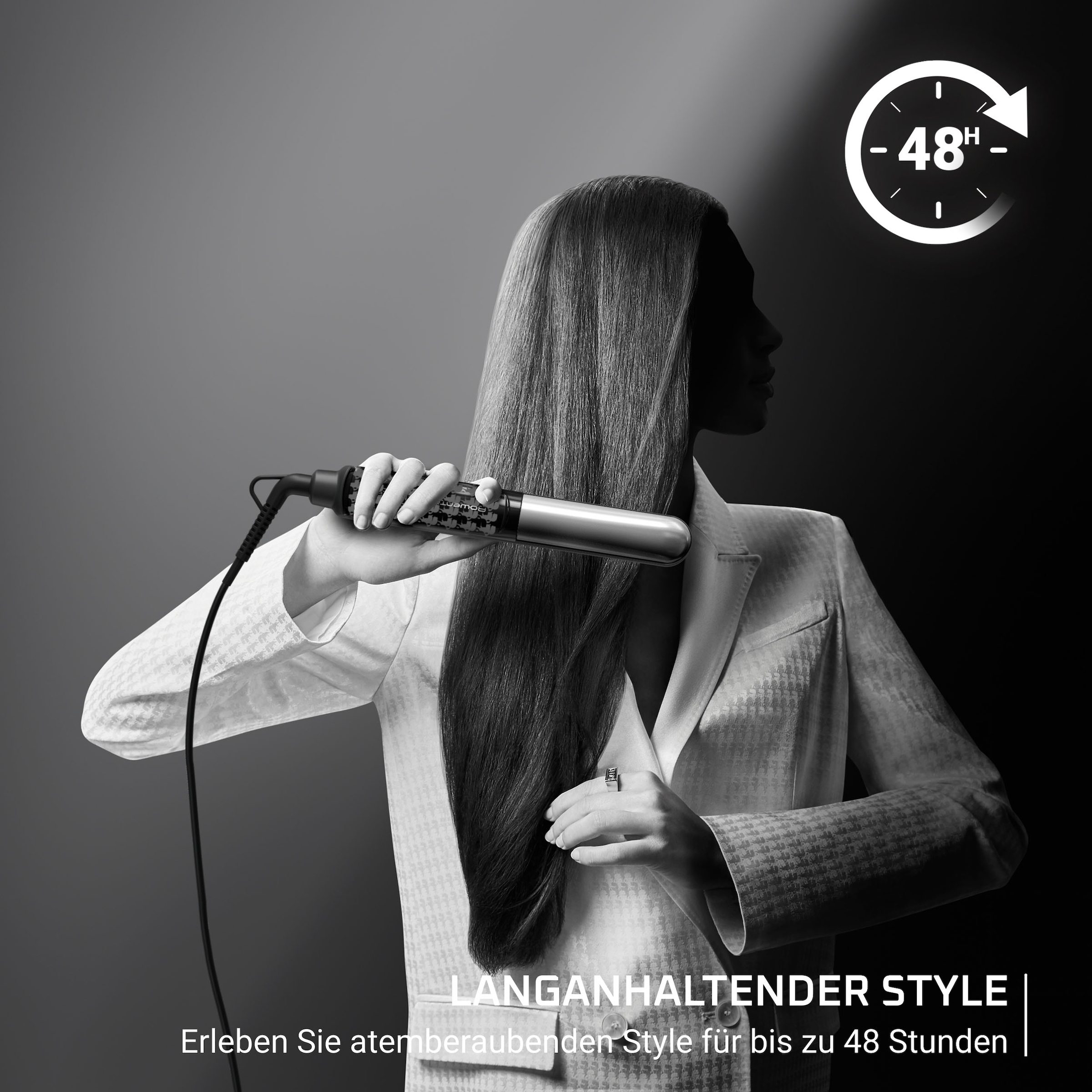 Rowenta Glätt- und Lockenstab »Karl Lagerfeld Thermostyle« Titanium-Beschichtung, Straight & Curl, Temperatur von 150°C bis 230°C