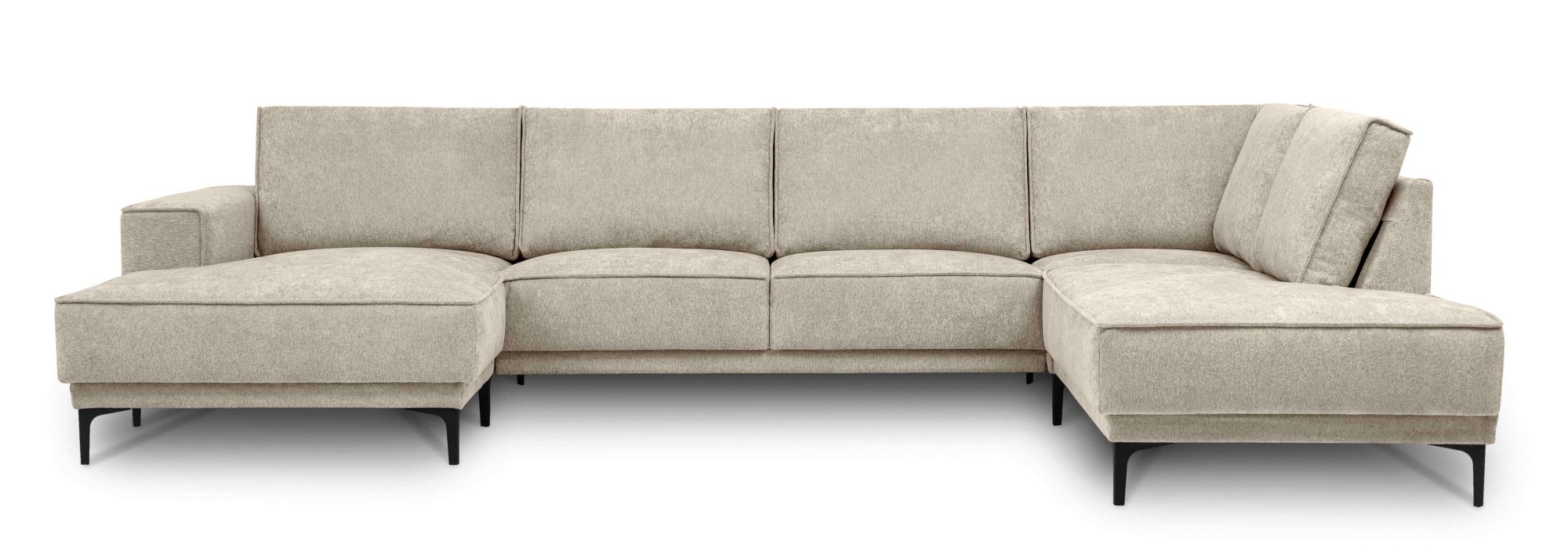 OTTO home Wohnlandschaft »XXL Sofa Oland, Struktur, Flachgewebe, Luxus-Micr günstig online kaufen