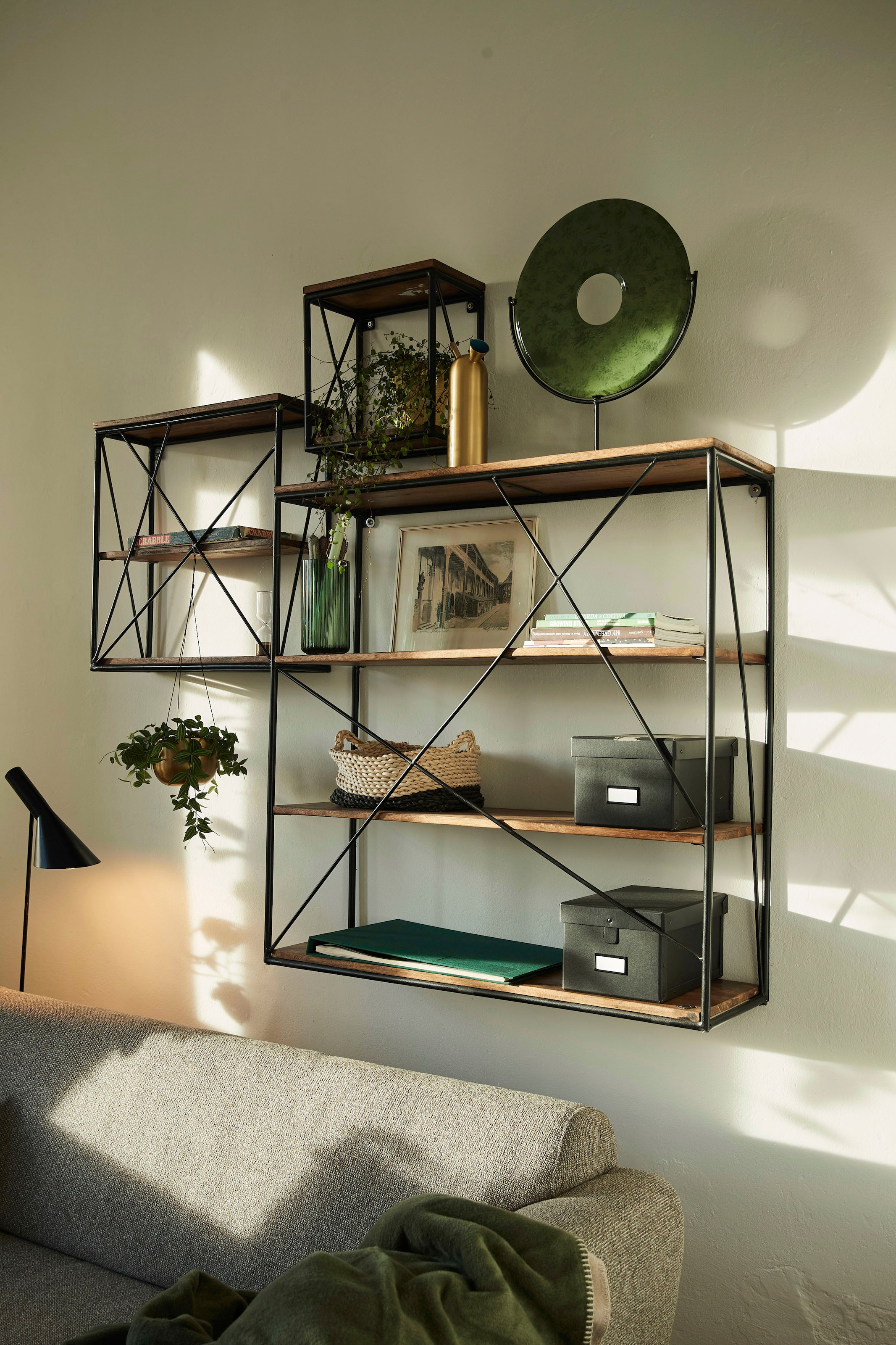 TOM TAILOR HOME Wandregal »T-NEST SHELF WALL MEDIUM«, mittelgroßes Wandregal, gut mit anderen Größen der Serie kombinierbar