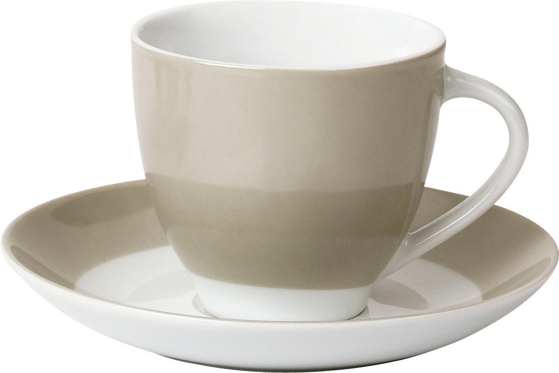 van Well Tasse »Vario«, (Set, 6 tlg., 6 Kaffeetassen 200ml), spülmaschinen- und mikrowellengeeignet, 6-teilig