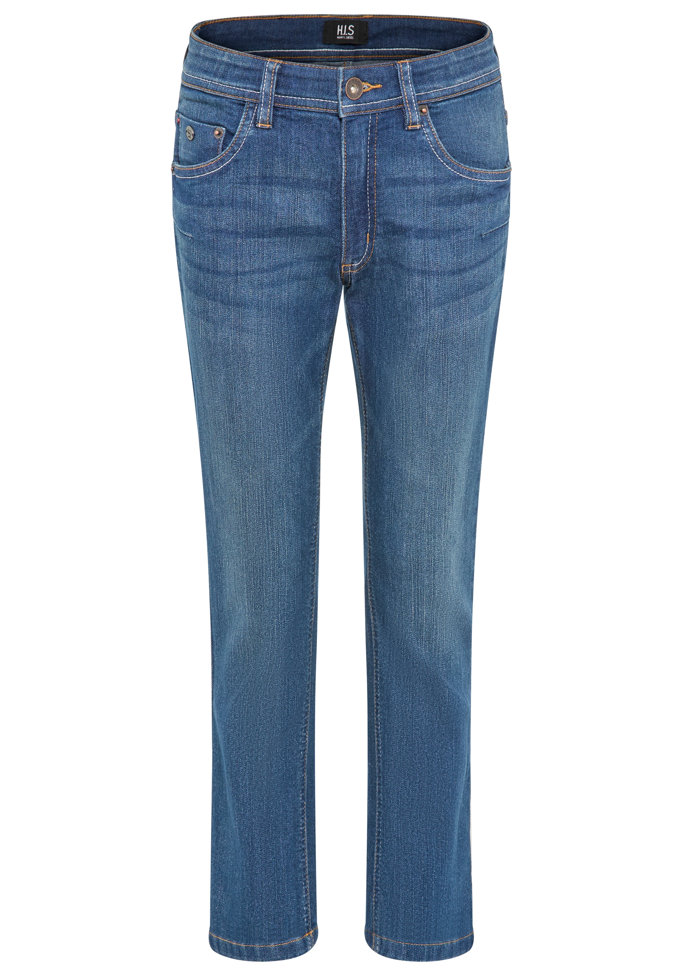 H.I.S Relax-fit-Jeans »Stretchjeans gerade Form«, NEU: HIS für TEENS! Stretchjeans in authentischer Waschung