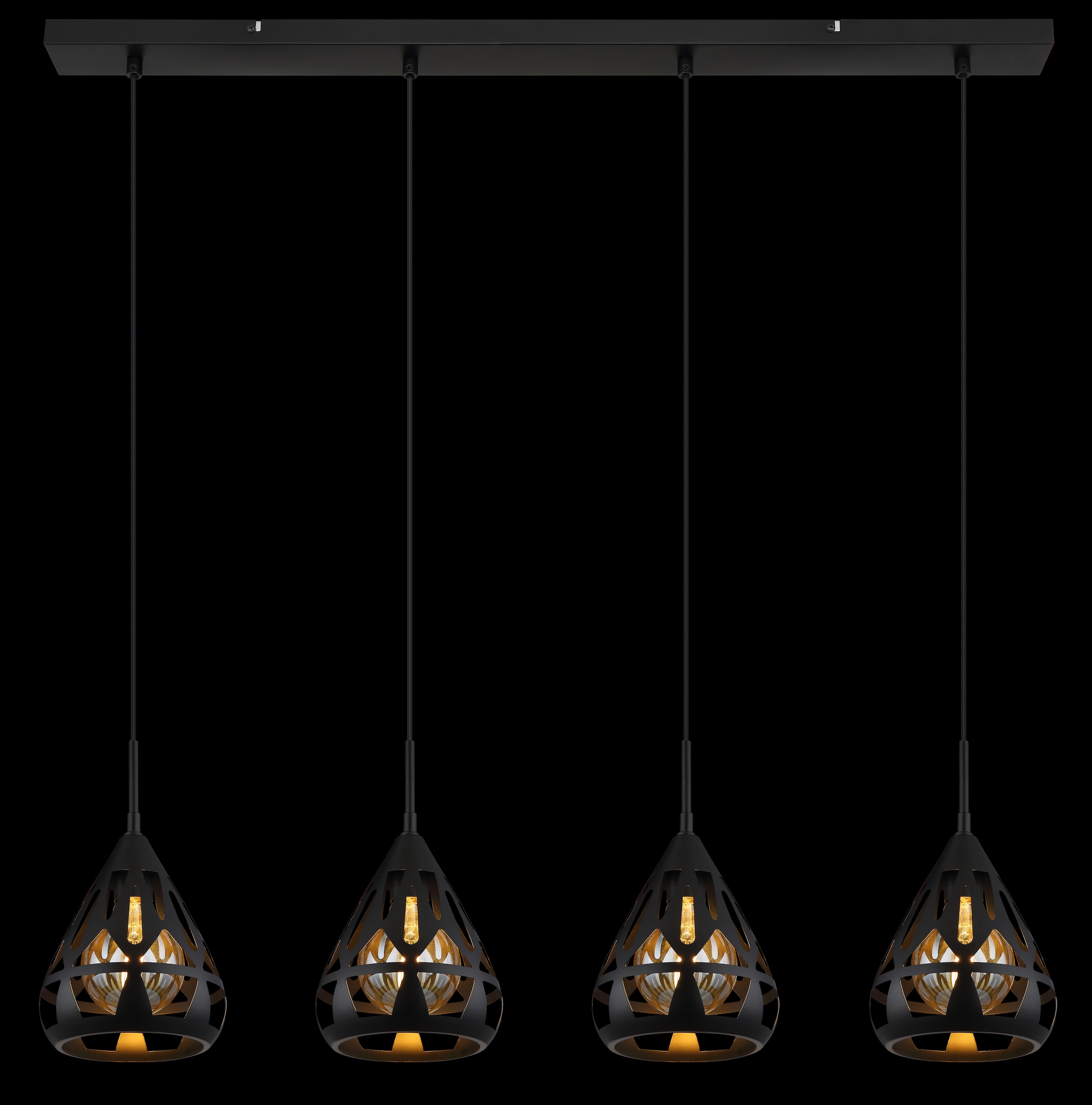 GLOBO LIGHTING Hängeleuchte »HASSAN« E27 1 Stk. Hängelampe/Pendelleuchte/Esszimmer/Wohnzimmer/Esstisch