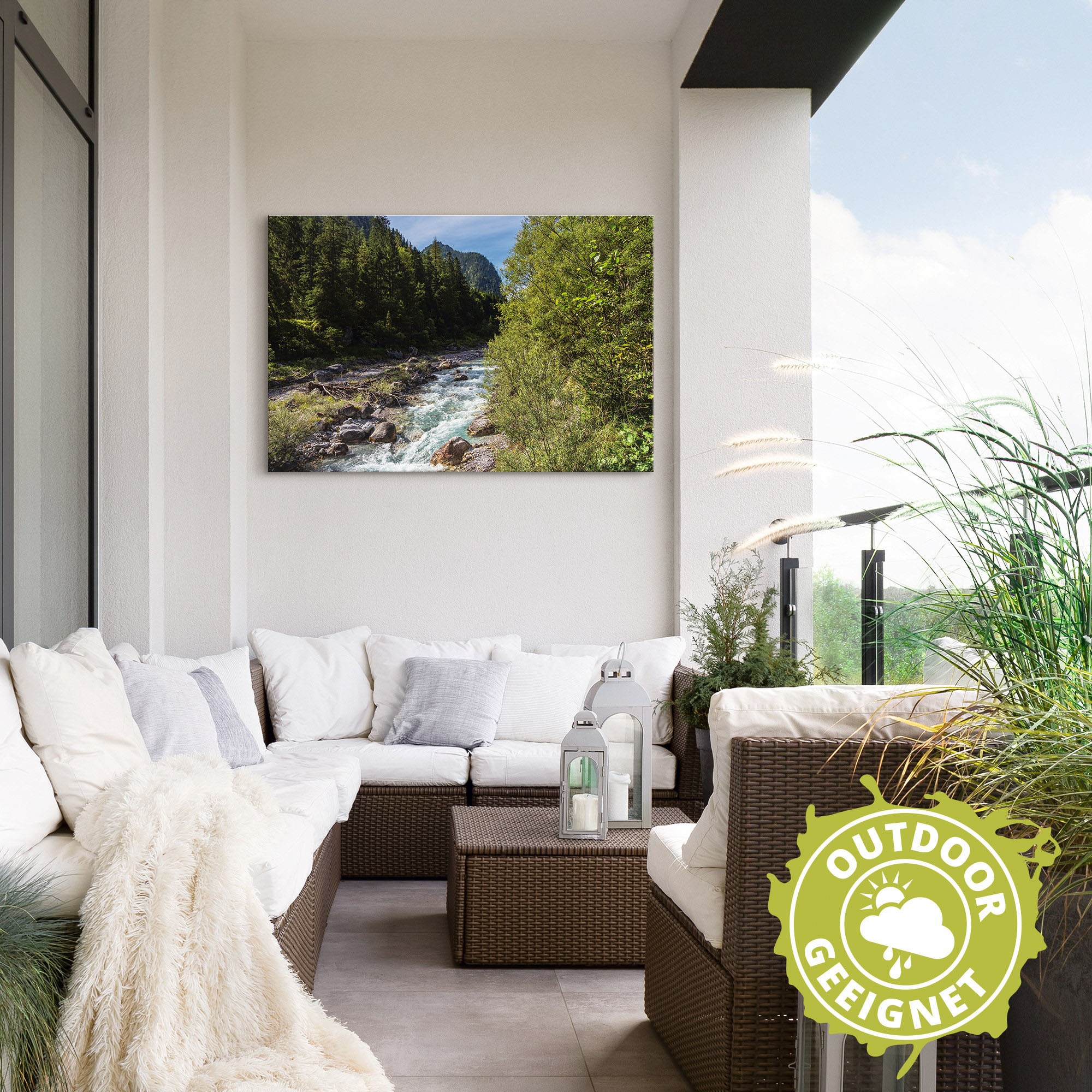 Artland Alu-Dibond-Druck »Wimbachtal Ramsau Berchtesgadener Land«, Berge & Alpenbilder, (1 St.), für Innen- und Außenbereich geeignet, Outdoorbild