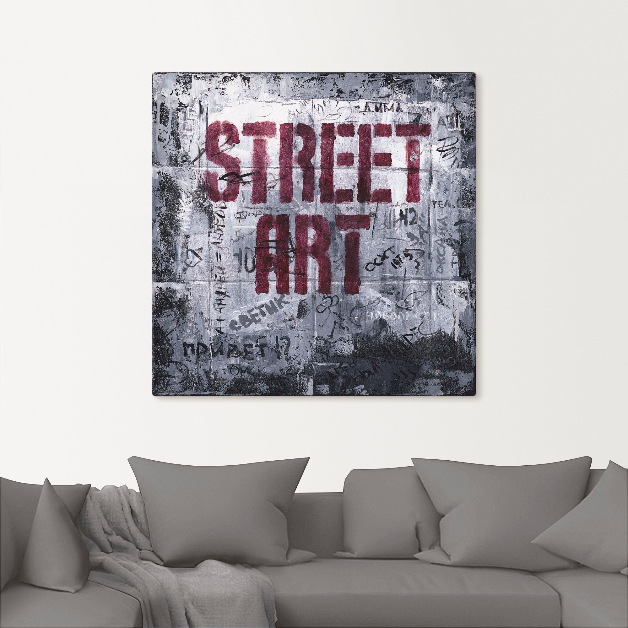 Artland Wandbild »Street Art - Straßenkunst«, Sprüche & Texte, (1 St.), als günstig online kaufen