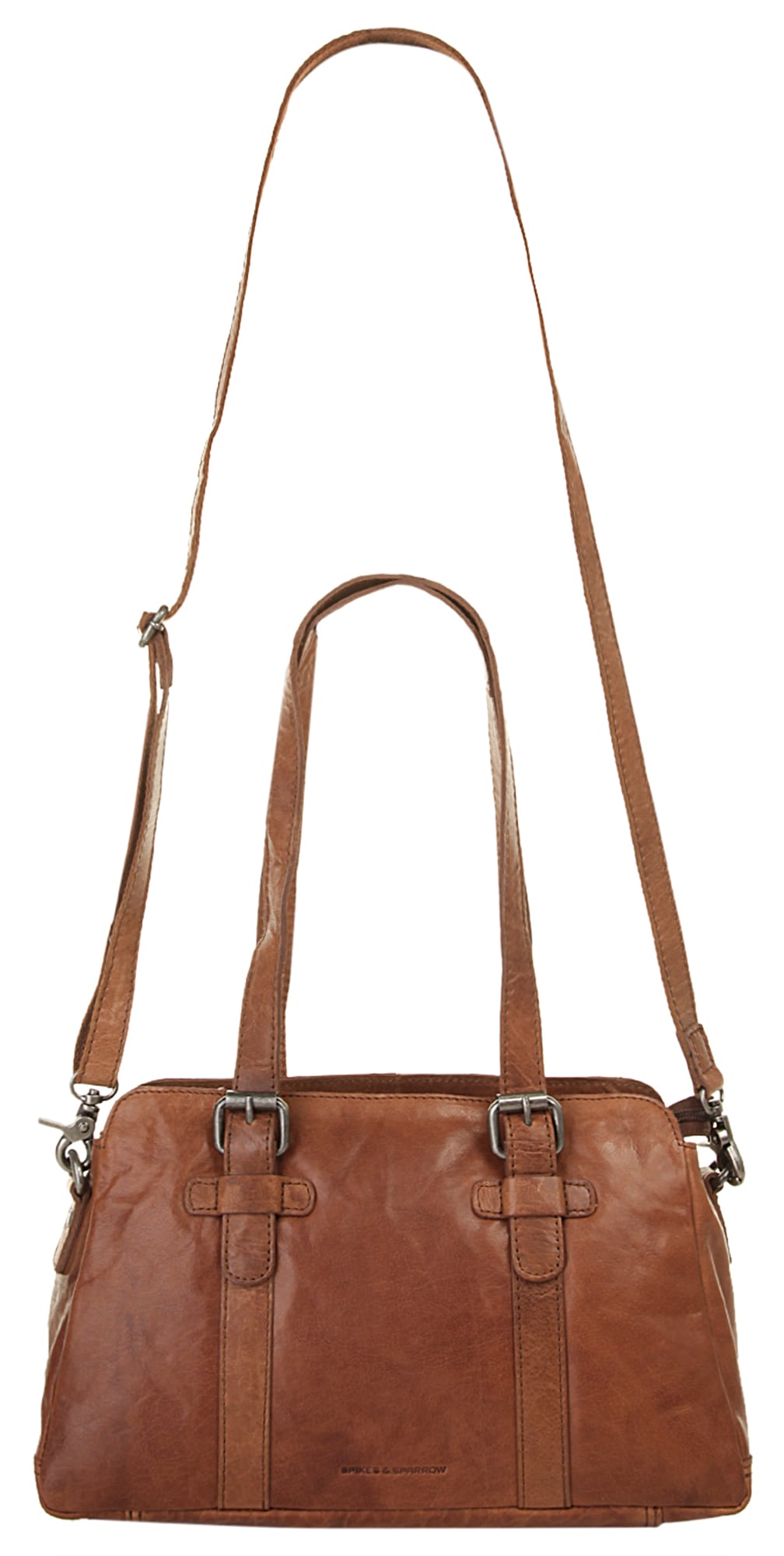 Spikes & Sparrow Henkeltasche, echt Leder