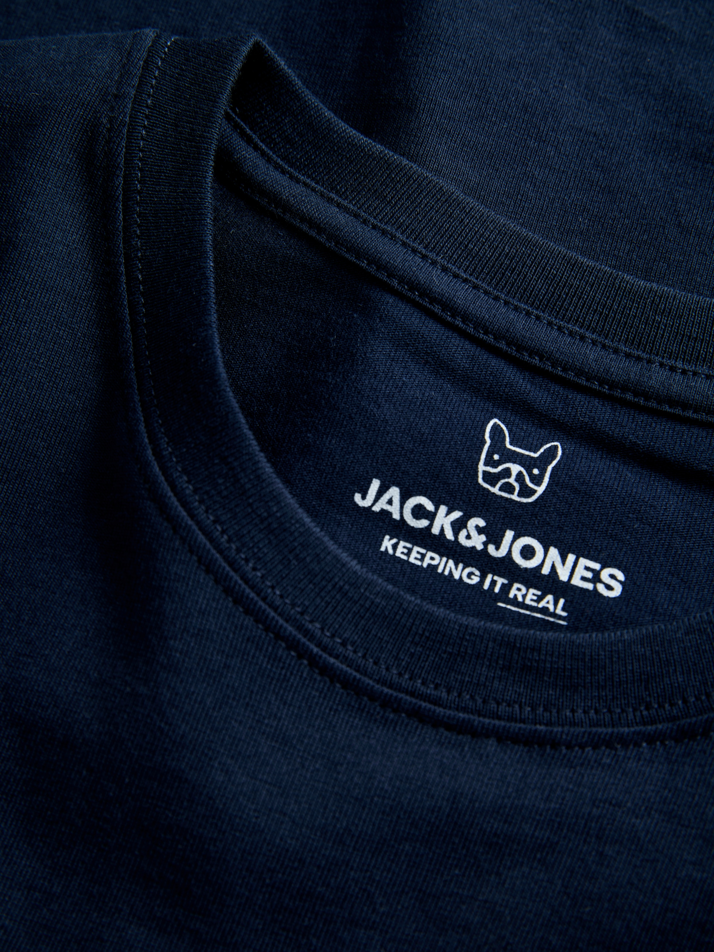 Jack & Jones Junior Langarmshirt »JORFREDERIKSBERG GRAPHIC BOX TEE LS JNR« Baumwolle, regular fit