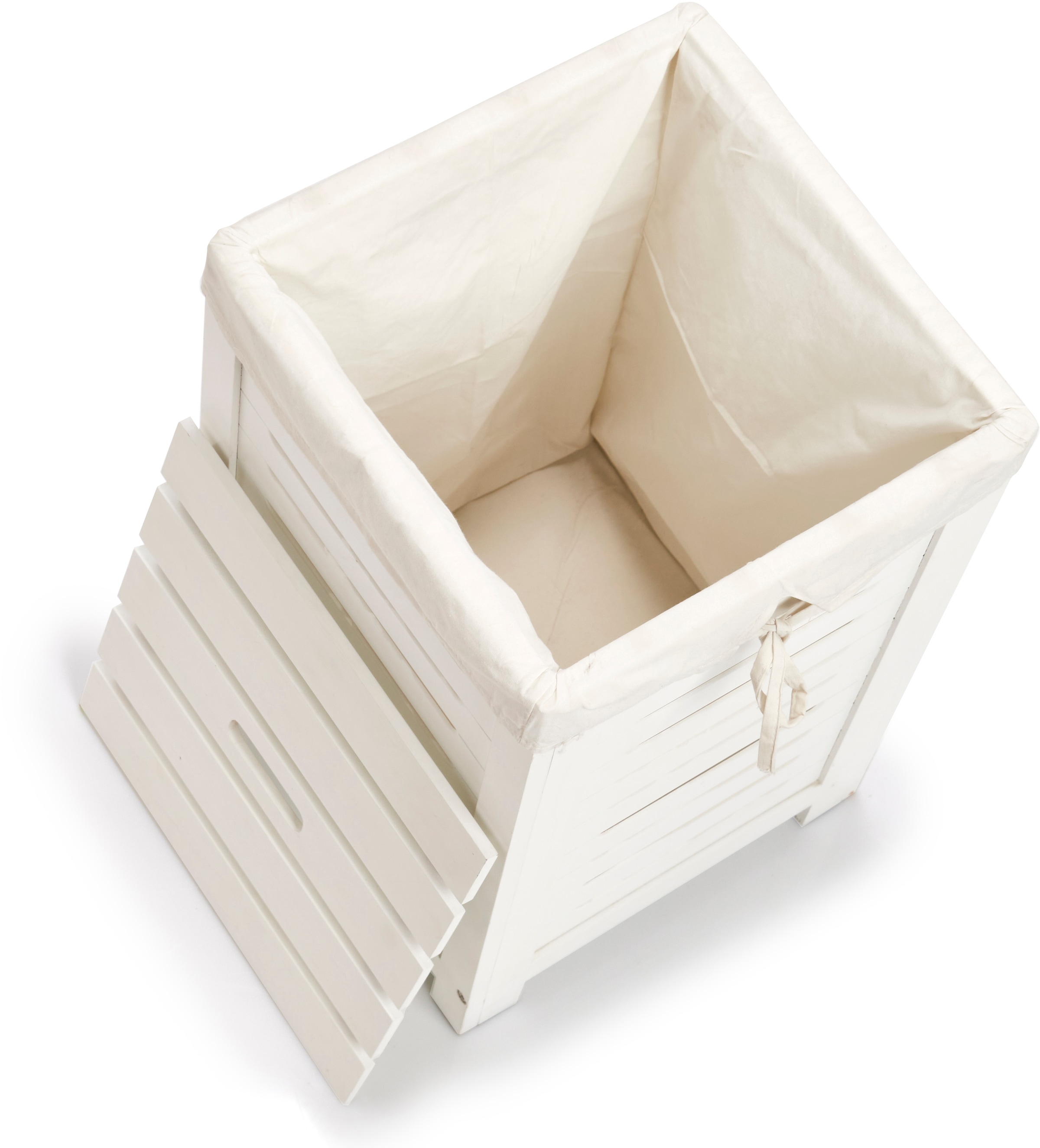 Home affaire Wäschetruhe, aus Holz, mit herausnehmbarem Einsatz, mit  Deckel, Höhe 55 cm online bestellen | Wäschekörbe