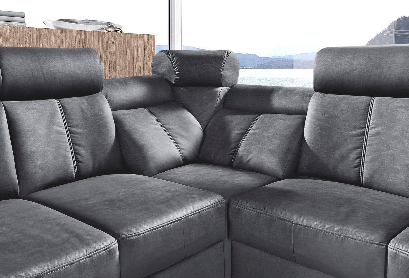 sit&more Wohnlandschaft »Basel U-Form«, wahlweise mit Relaxfunktion
