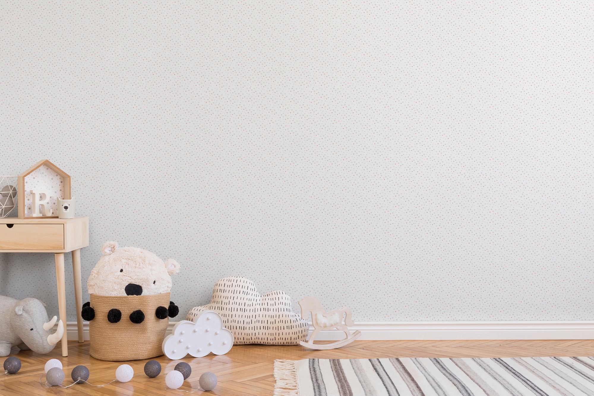 A.S. Création Vliestapete »Little Love«, Motiv-abstrakt-naturalistisch, Tapete Kinder Tapeten Kinderzimmer Schlafzimmer Design Kinderzimmer