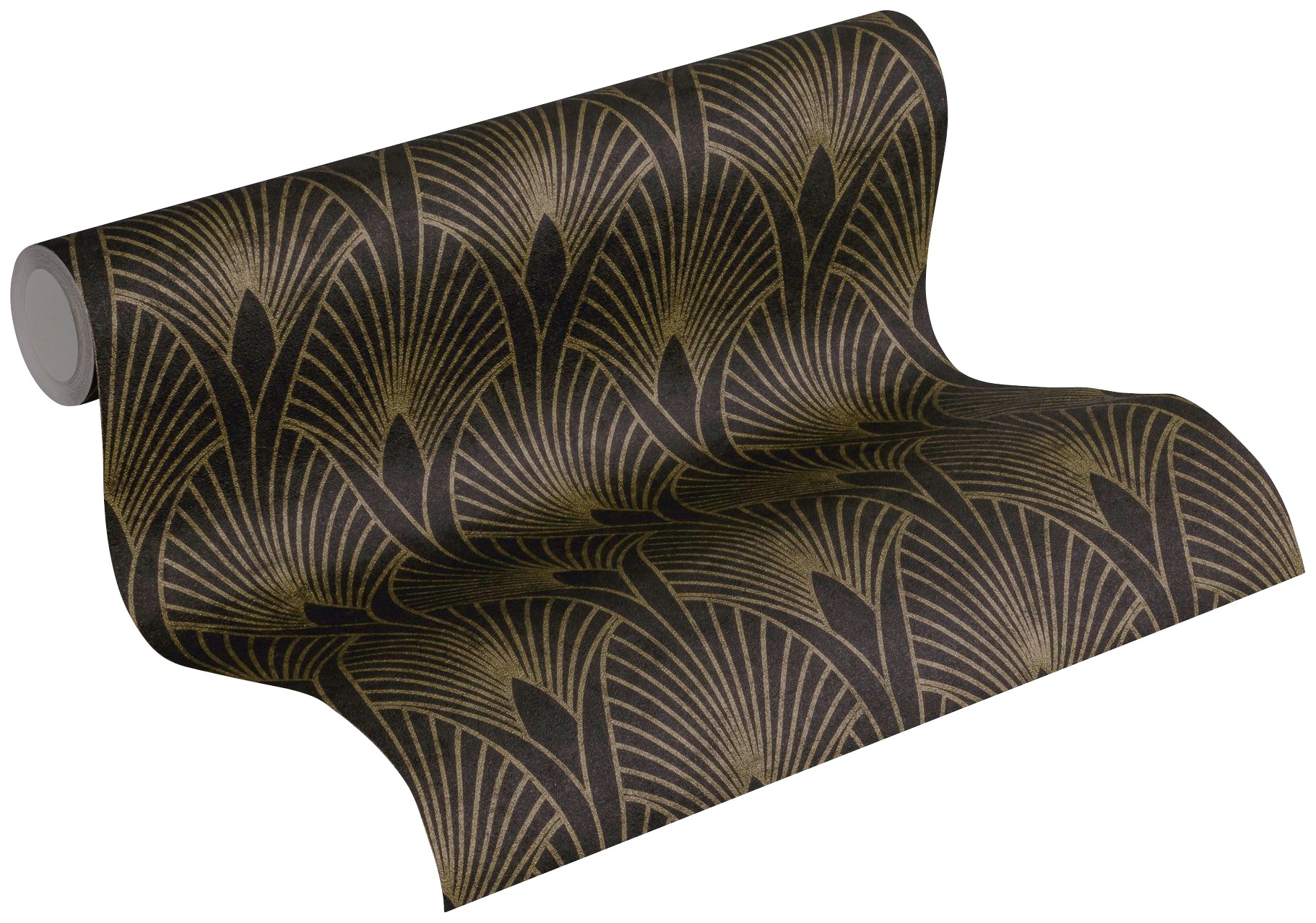 living walls Vliestapete »New Walls 50's Glam Art Deco Optik«, Barock-ornamental-gemustert, Tapete Art Deco Tapeten Wohnzimmer Schlafzimmer Küche Flur Design Büro