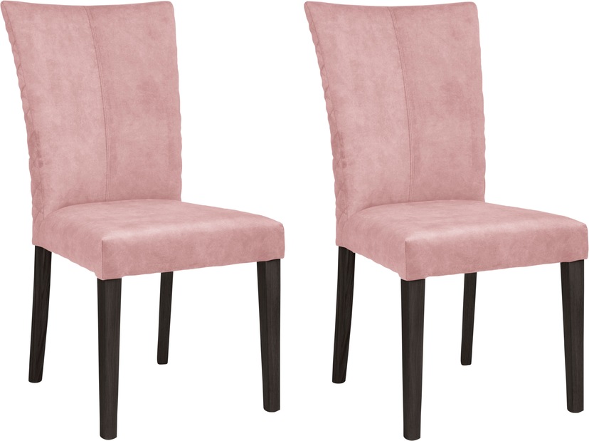 Home affaire Feinstruktur, Beine aus lackiert Raten (Set), wengefarben Stuhl »Queen«, Buche, 2 St., massiver auf bestellen