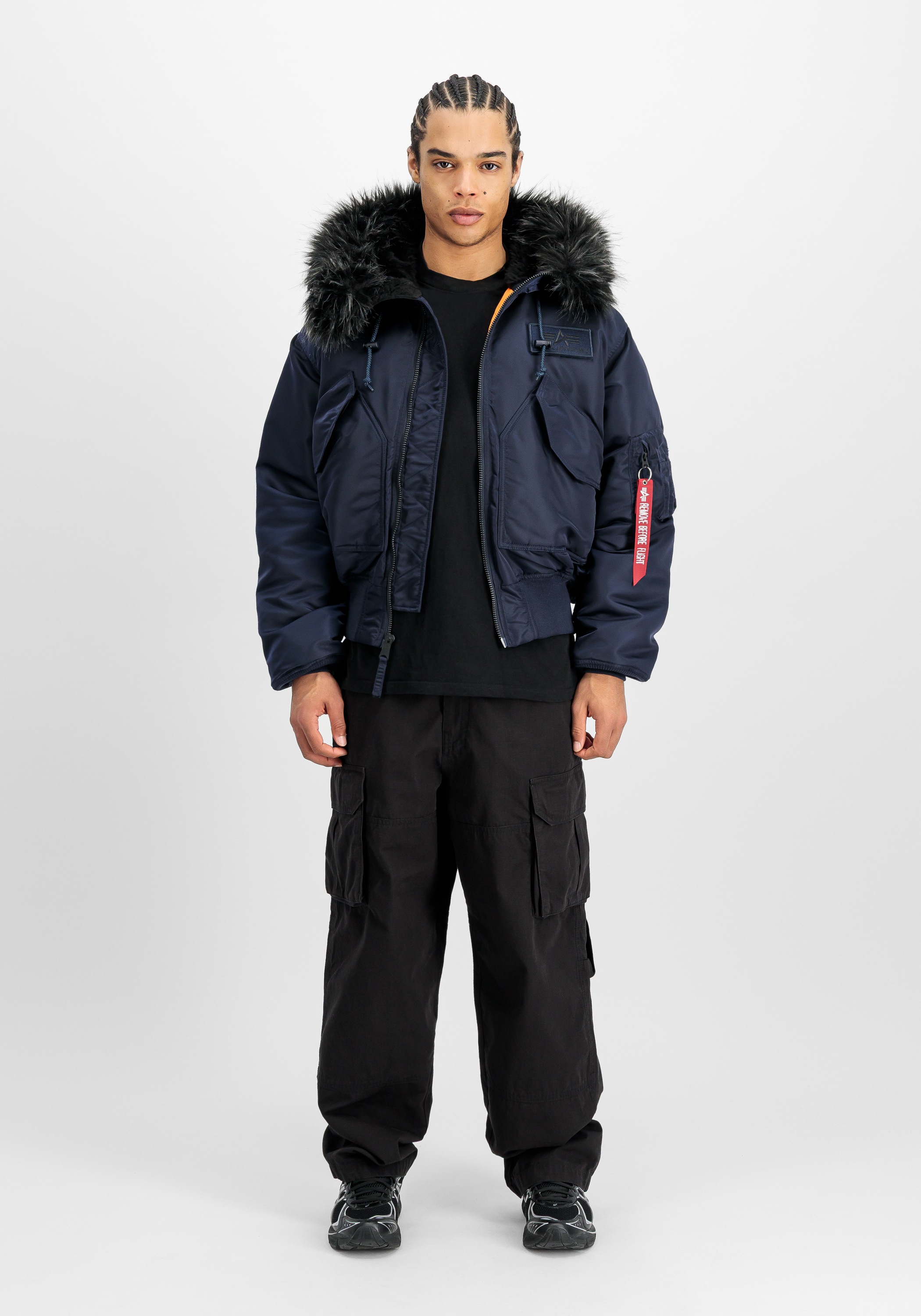 Alpha Industries Winterjacke »Alpha Industries Men - Bomber Jackets 45/P Hooded Custom«