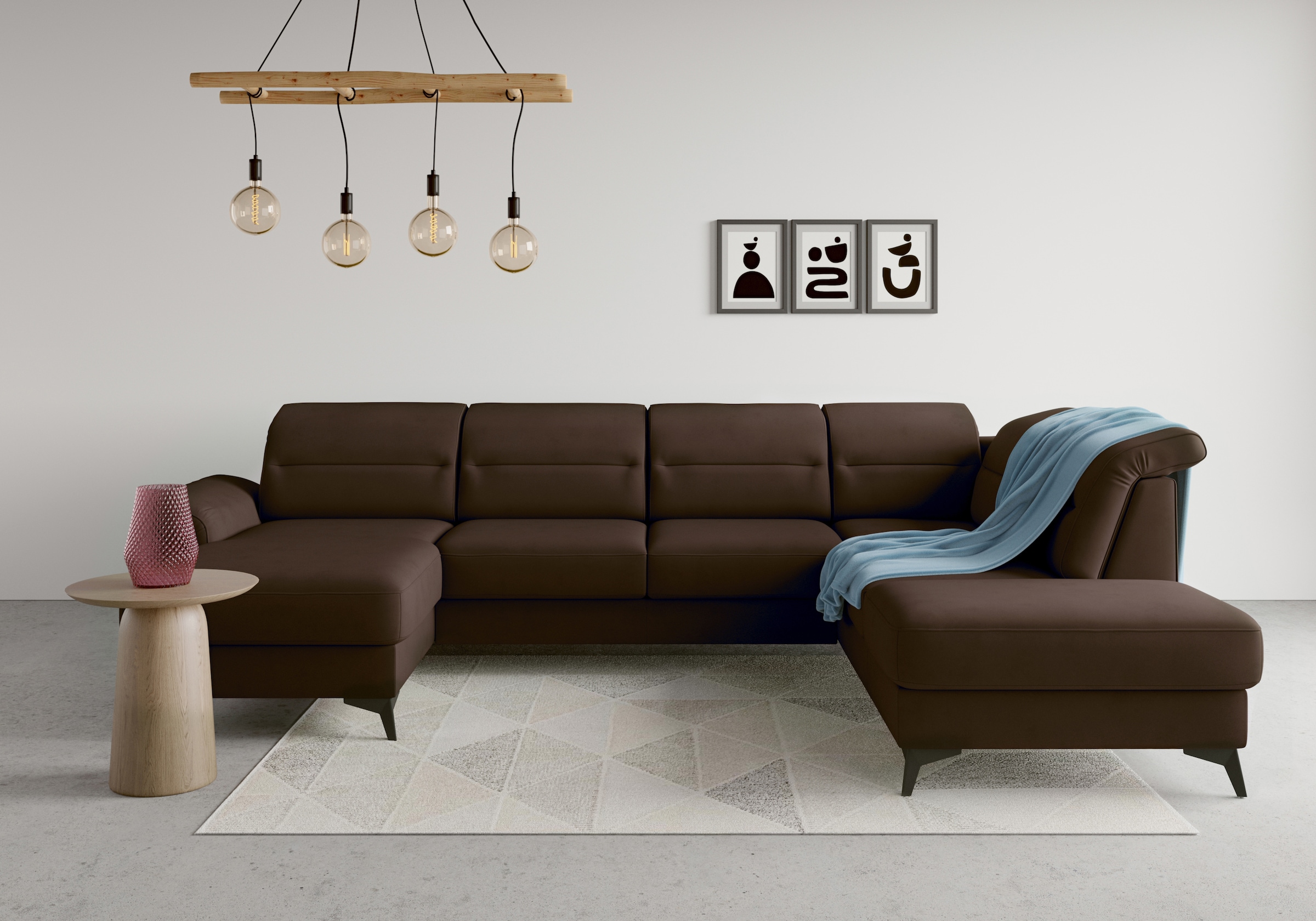 sit&more Wohnlandschaft "Sinatra U-Form", optional mit Kopfteilverstellung günstig online kaufen
