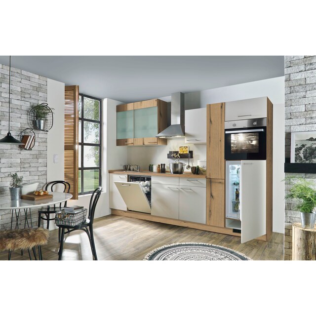Express Küchen Küchenzeile »Trea«, vormontiert, mit Vollauszug und  Soft-Close-Funktion, Breite 310 cm auf Raten bestellen