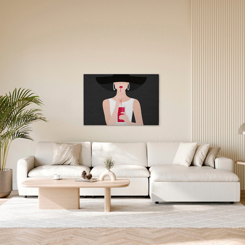 A.S. Création Leinwandbild »Audrey 2 - Wandbild Grau Beige Weiß Keilrahmen günstig online kaufen