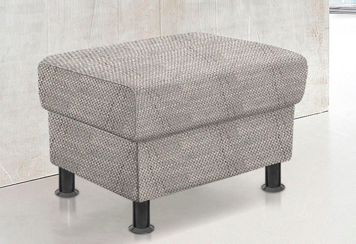 TRENDMANUFAKTUR Hocker »Rondo, Polsterhocker zur Serie, Breite 67 cm, Füße günstig online kaufen