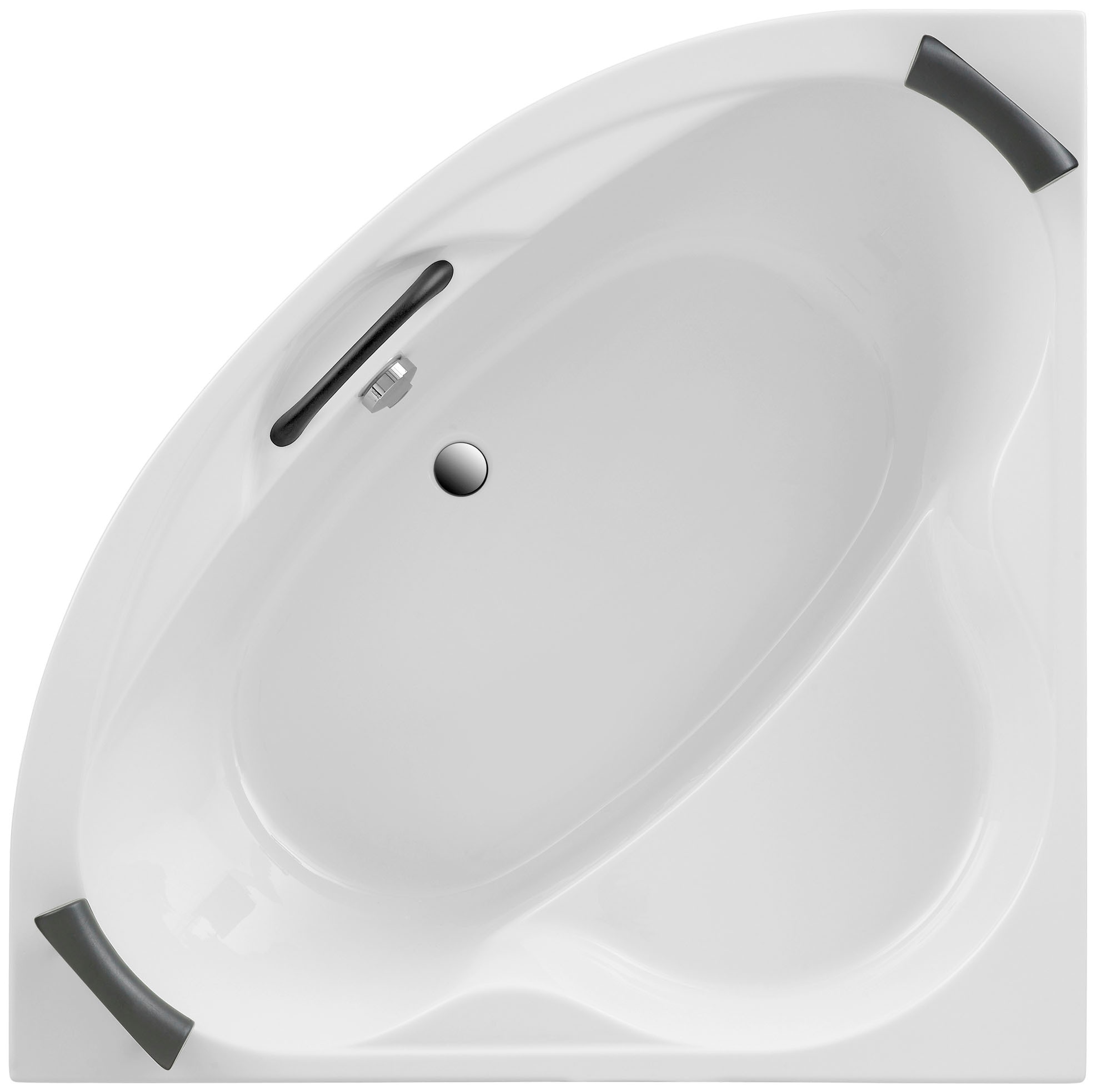 OTTOFOND Whirlpool-Badewanne »Siam«, (Set), 140 cm, inkl. 2 Nackenstützen u günstig online kaufen