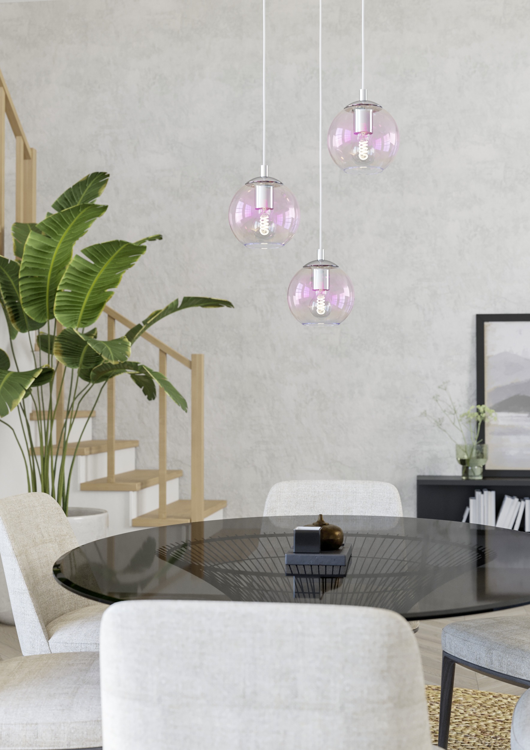 EGLO Hängeleuchte »ARISCANI 2 Pendellampe - Stahl - E27 - 3X60W - IP20« E27 günstig online kaufen