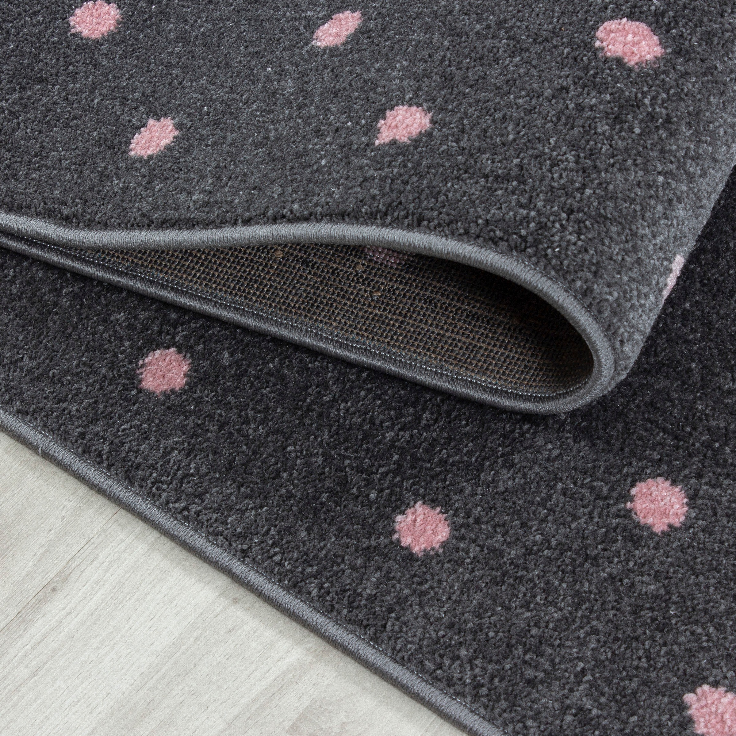 Ayyildiz Teppiche Kinderteppich »Bambi 830«, rechteckig, 11 mm Höhe, auch in rund, Herz Motiv, Kurzflor
