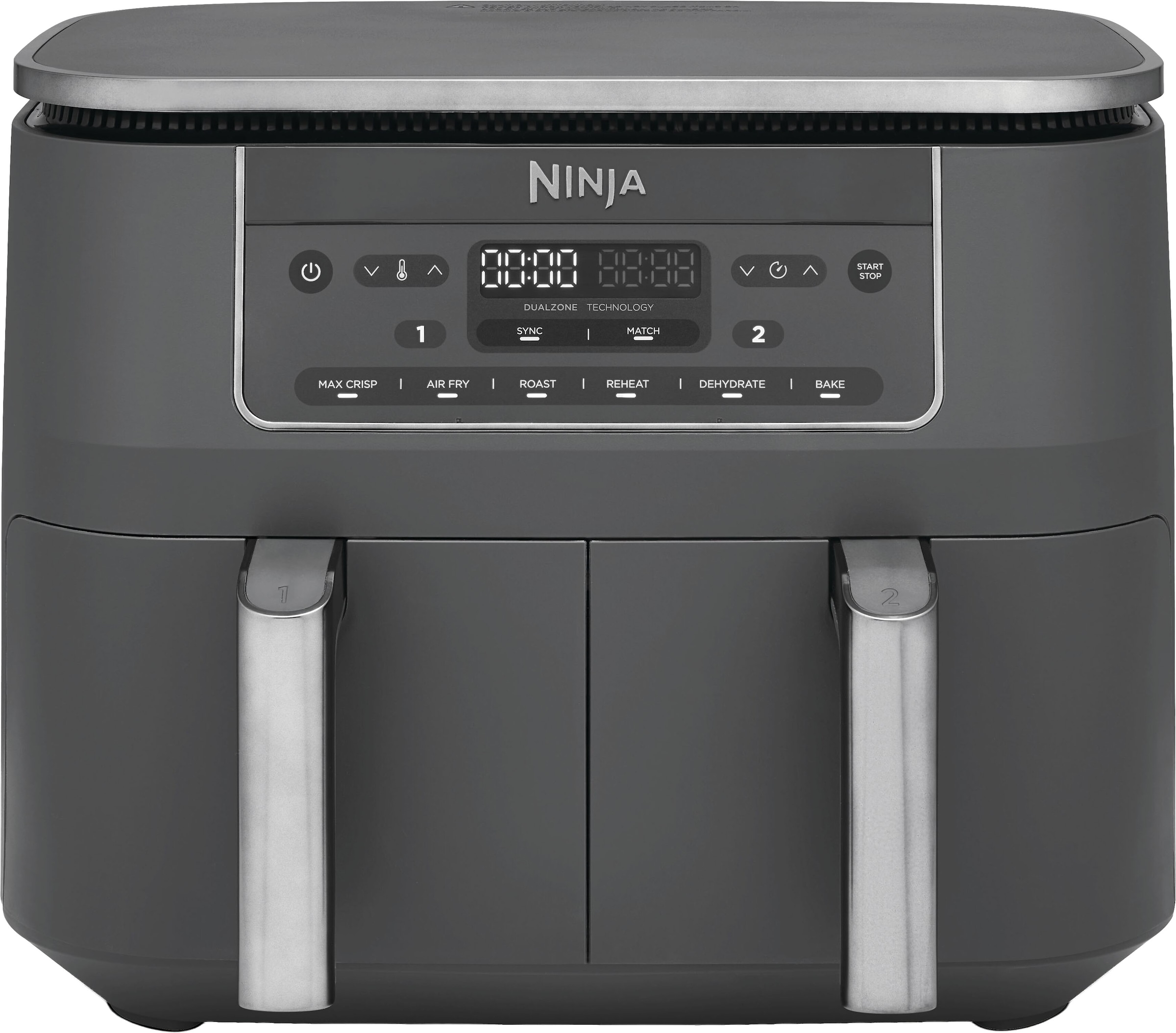 NINJA Heißluftfritteuse »6-in-1 Dual Zone Air Fryer 7,6L DZ300EU« 2470 W günstig online kaufen