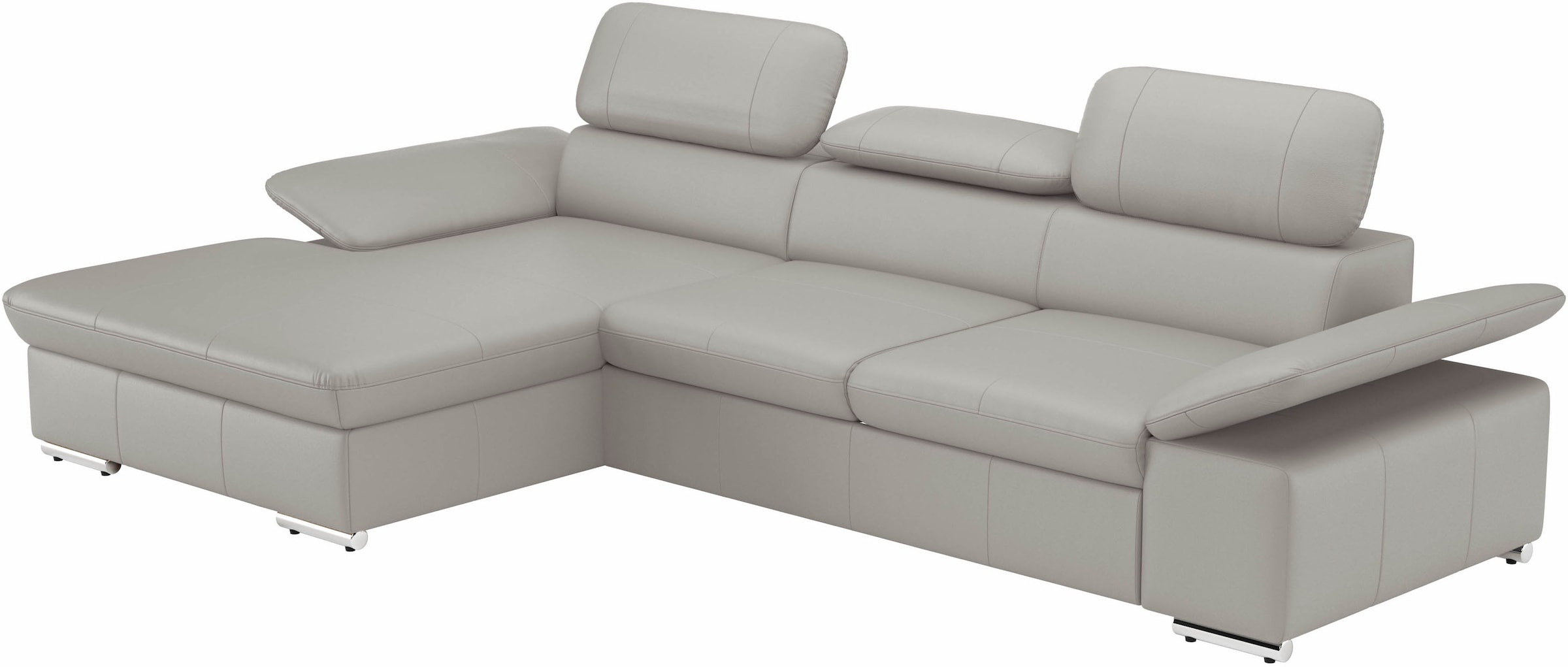 sit&more Ecksofa »Valantine L-Form«, inkl. Kopf- und Armteilverstellung, wahlweise mit Bettfunktion