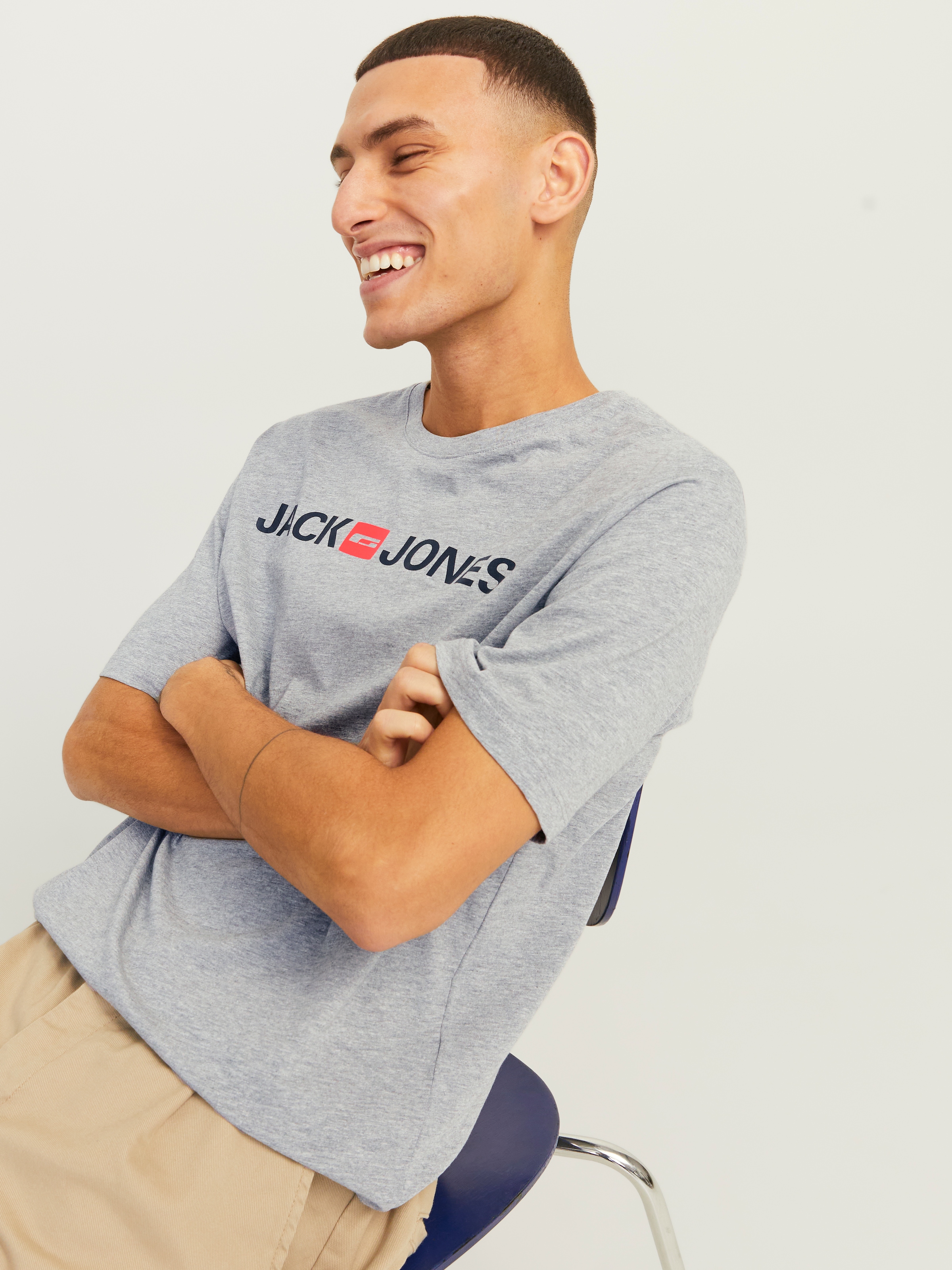 Jack & Jones Rundhalsshirt »JJECORP OLD LOGO TEE SS O-NECK NOOS«