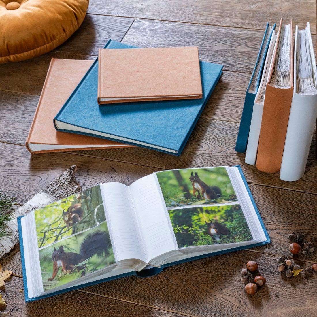 Hama Fotoalbum »Fotoalbum Jumbo Album Bildformat 30x30 cm, 80 weiße Seiten, Bilderbuch«, Zum Selber Einkleben, Selbstgestalten, elegantes Design