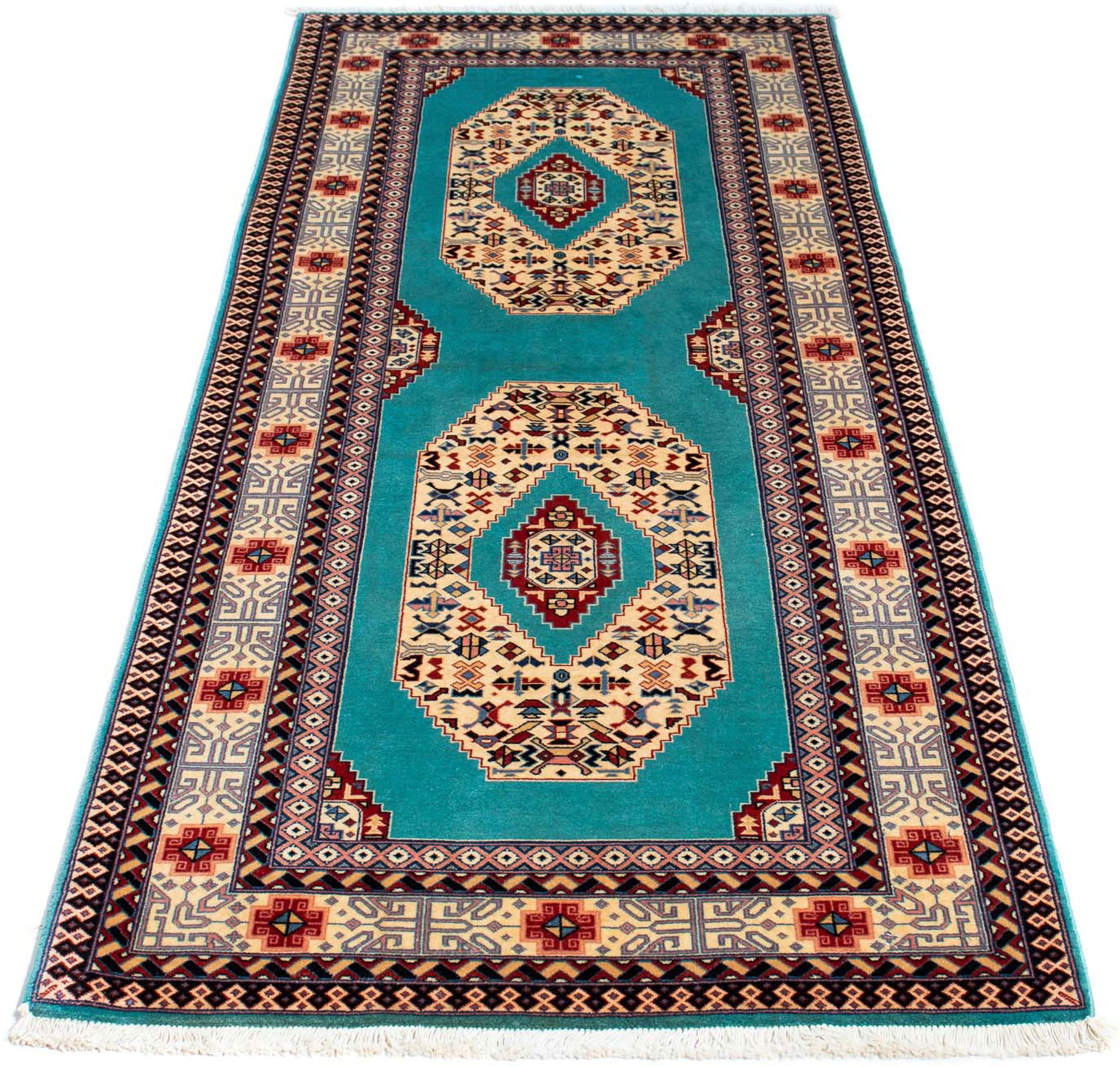 morgenland Orientteppich »Perser - Täbriz - Royal - 190 x 75 cm - blau«, re günstig online kaufen