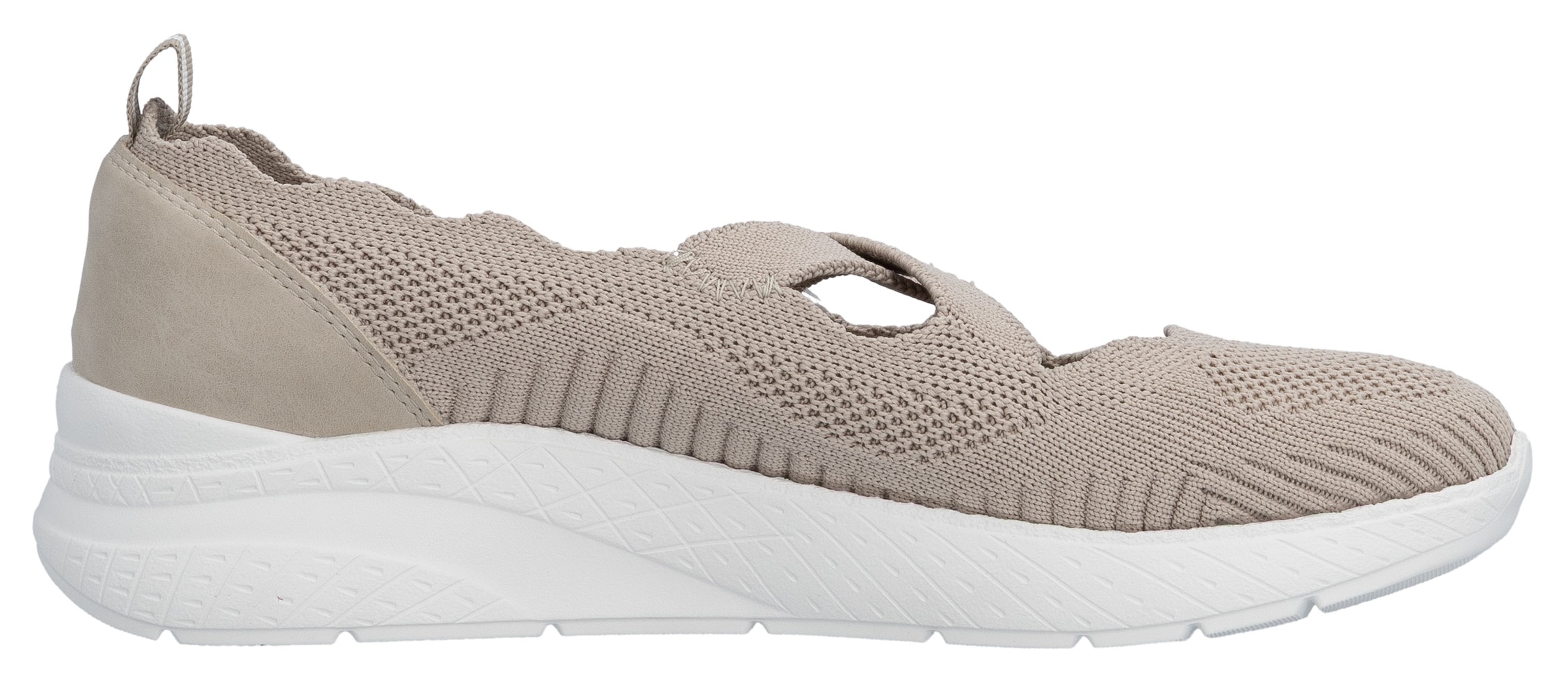 Rieker Riemchenballerina  Schlupfschuh, Slipper in veganer Verarbeitung