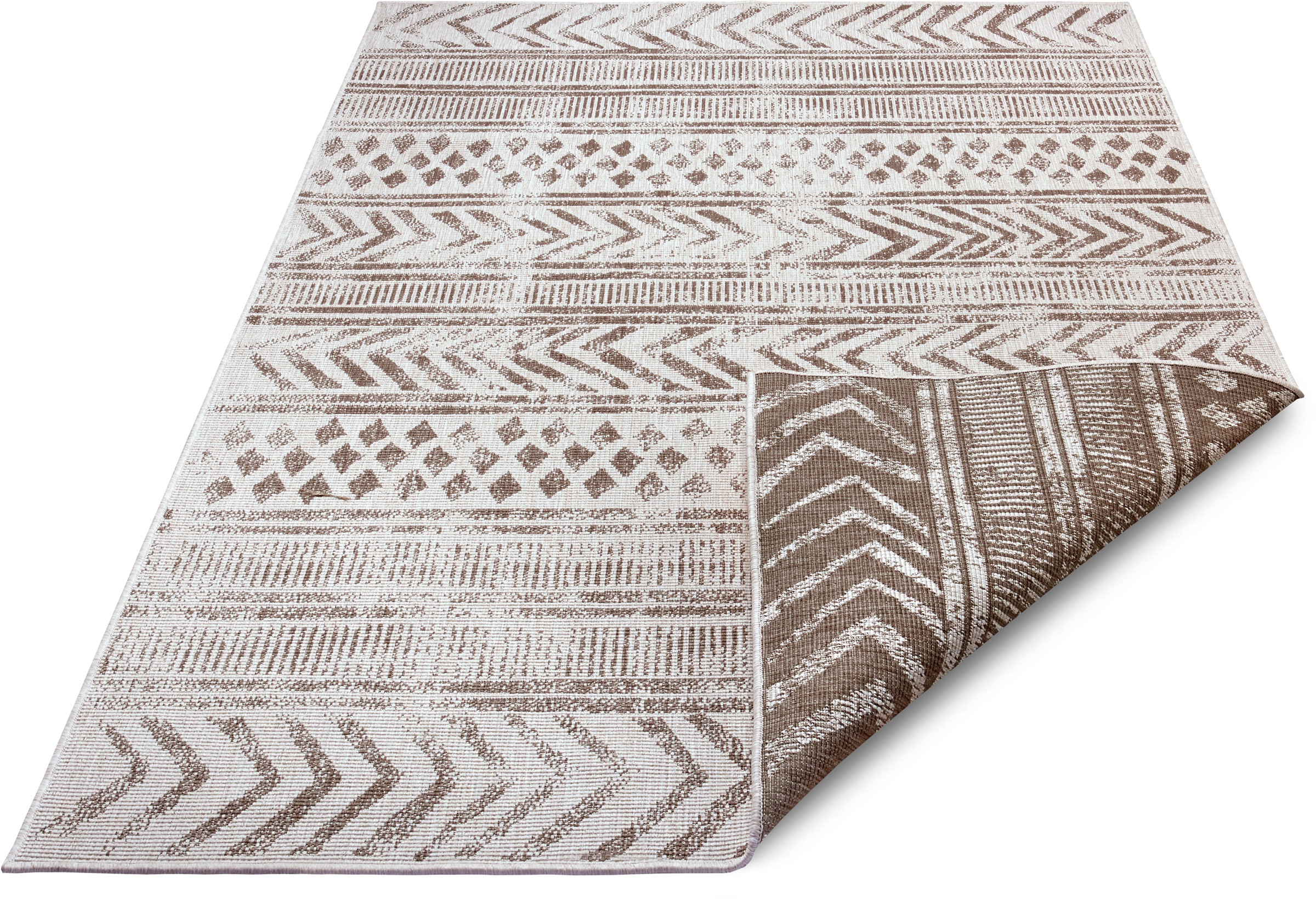 HANSE Home Teppich »BIRI Wendeteppich«, rechteckig, 5 mm Höhe, In-& Outdoor günstig online kaufen