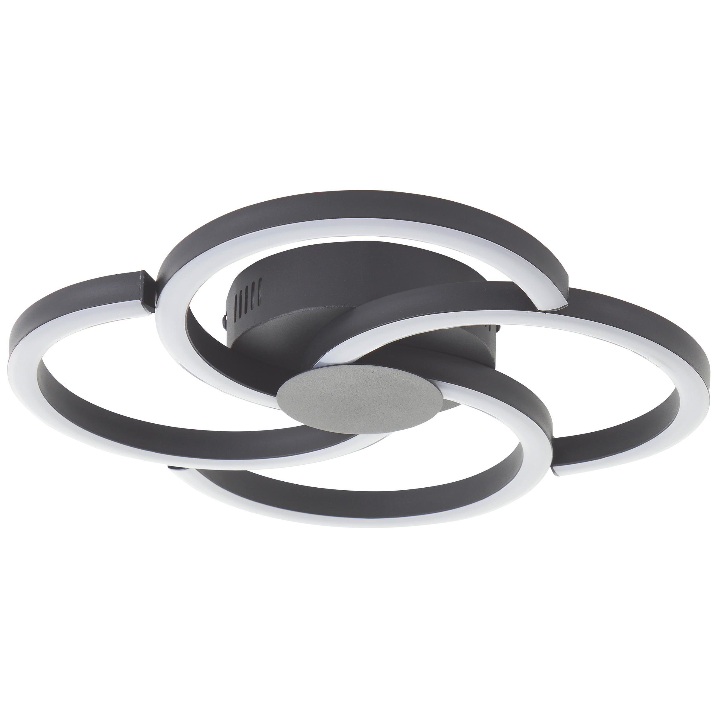 Brilliant LED Deckenleuchte »Fico«, Ø 34 cm, 2300 lm, 3000 K, Aluminium, sc günstig online kaufen