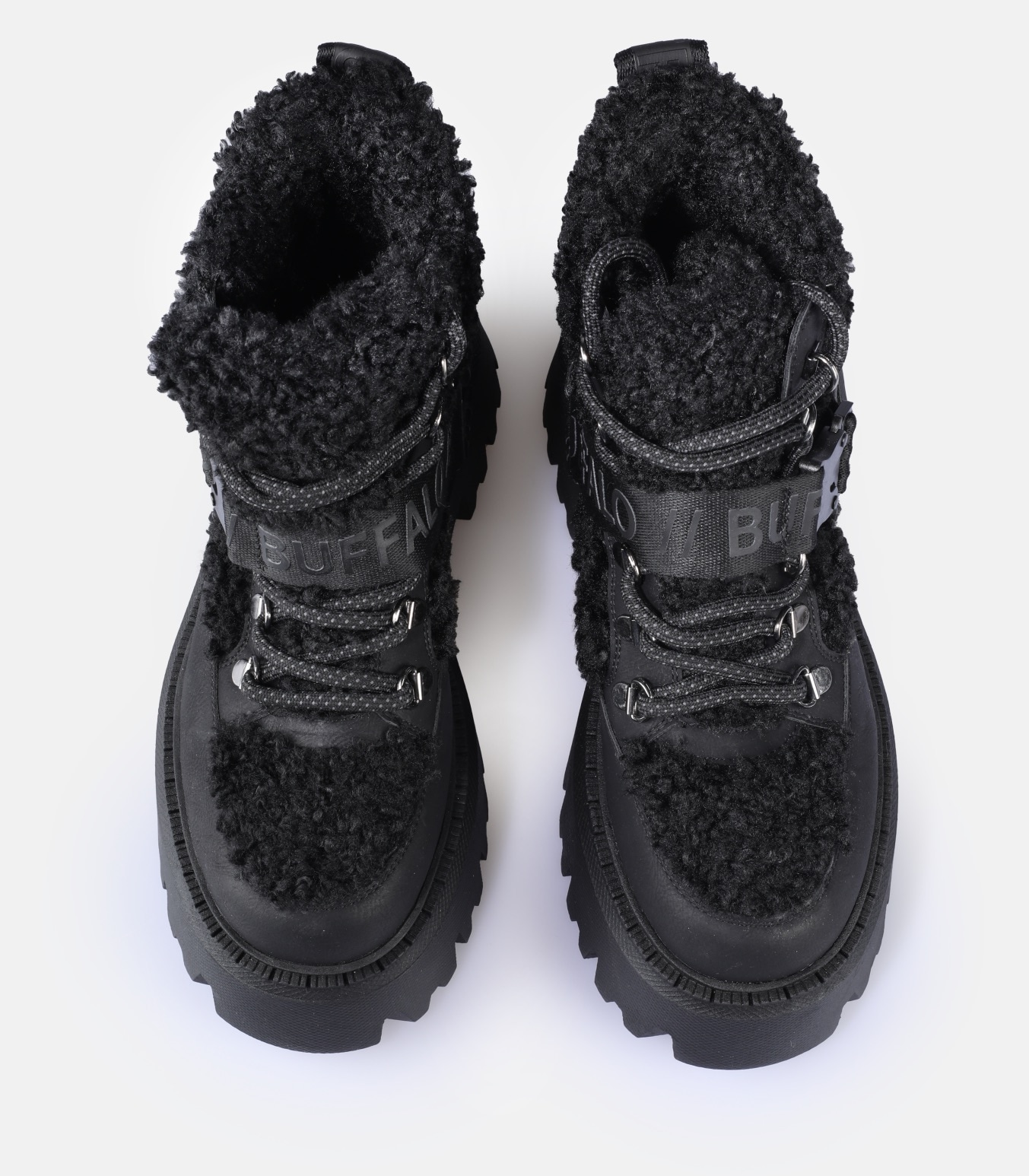 Buffalo Plateaustiefelette »Aspen Com Mid Warm«  Winterboots, Schnürboots, Stiefelette mit kuscheligem Warmfutter