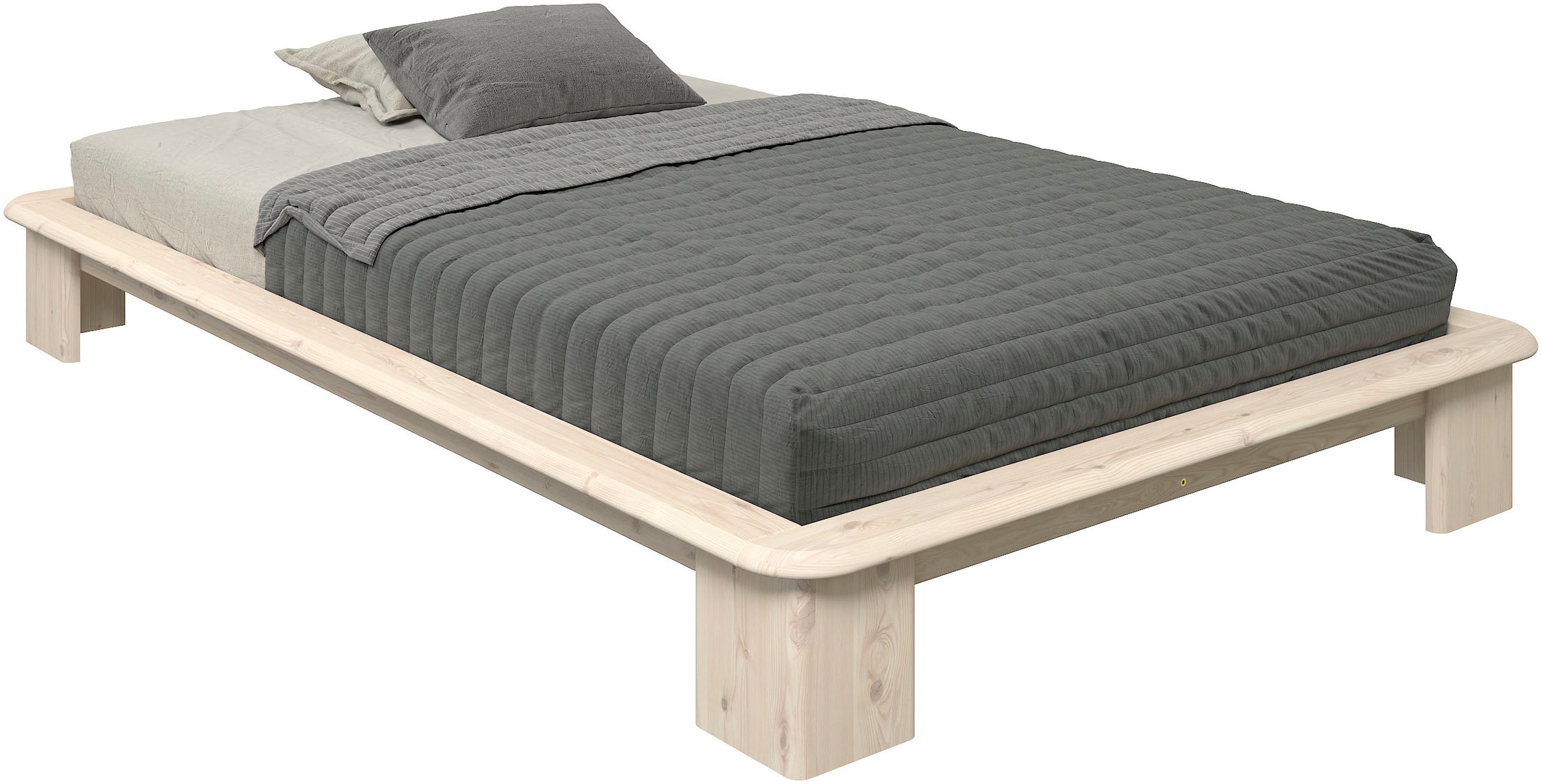Home affaire Futonbett »Peregrin, Bett, Bettgestell, Massivholzbett« inklusive Lattenrost, aus massiver Kiefer, FSC®