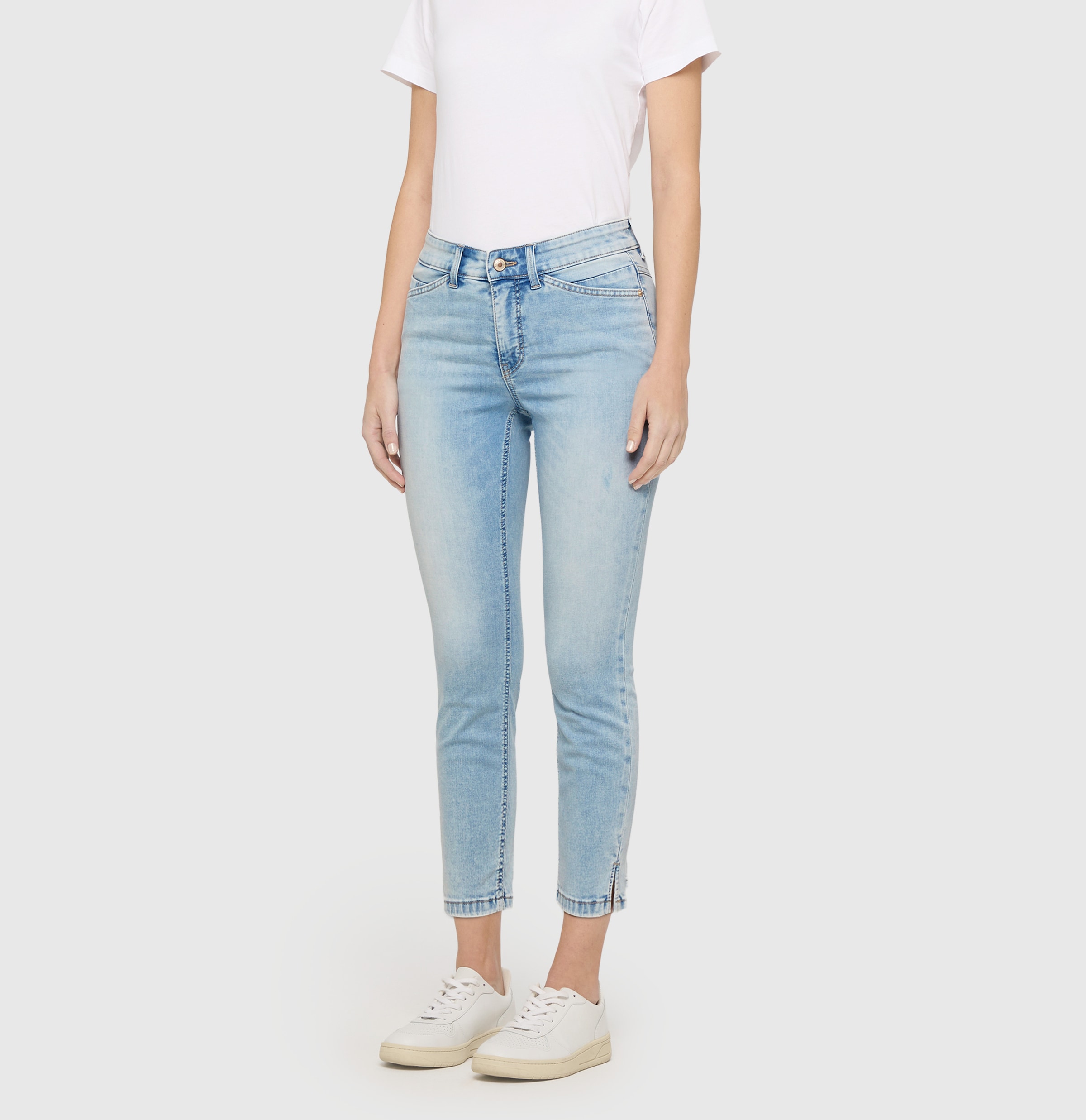 MAC 7/8-Jeans »Dream Summer« verkürzt mit Schlitz am Saum