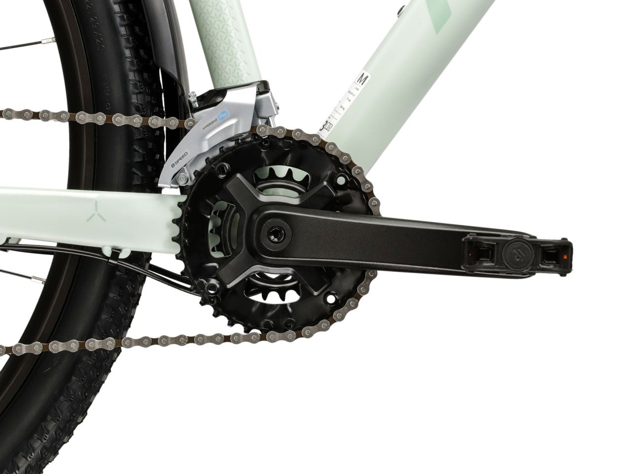 Kross Mountainbike »KROSS Mountainbike Hardtail 27,5" LEA 4.0 EQ grün 16 Gänge« 16 Gang Shimano ACERA M3020 Schaltwerk Kettenschaltung