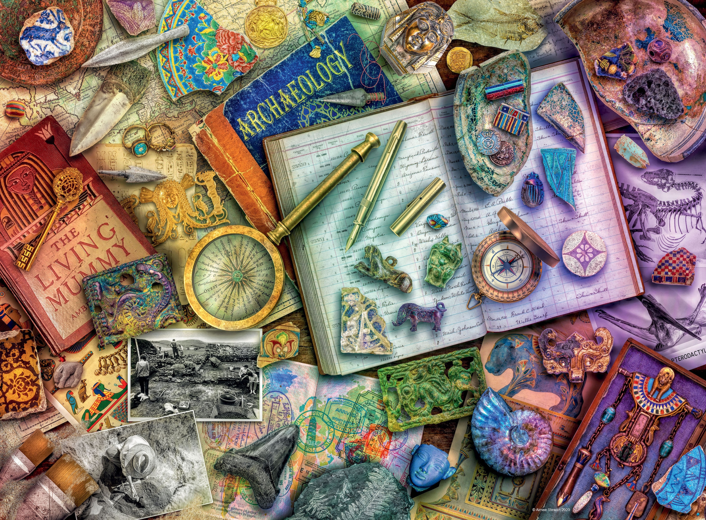 Ravensburger Puzzle »Amiee Stewart Archaeology«, Made in Germany