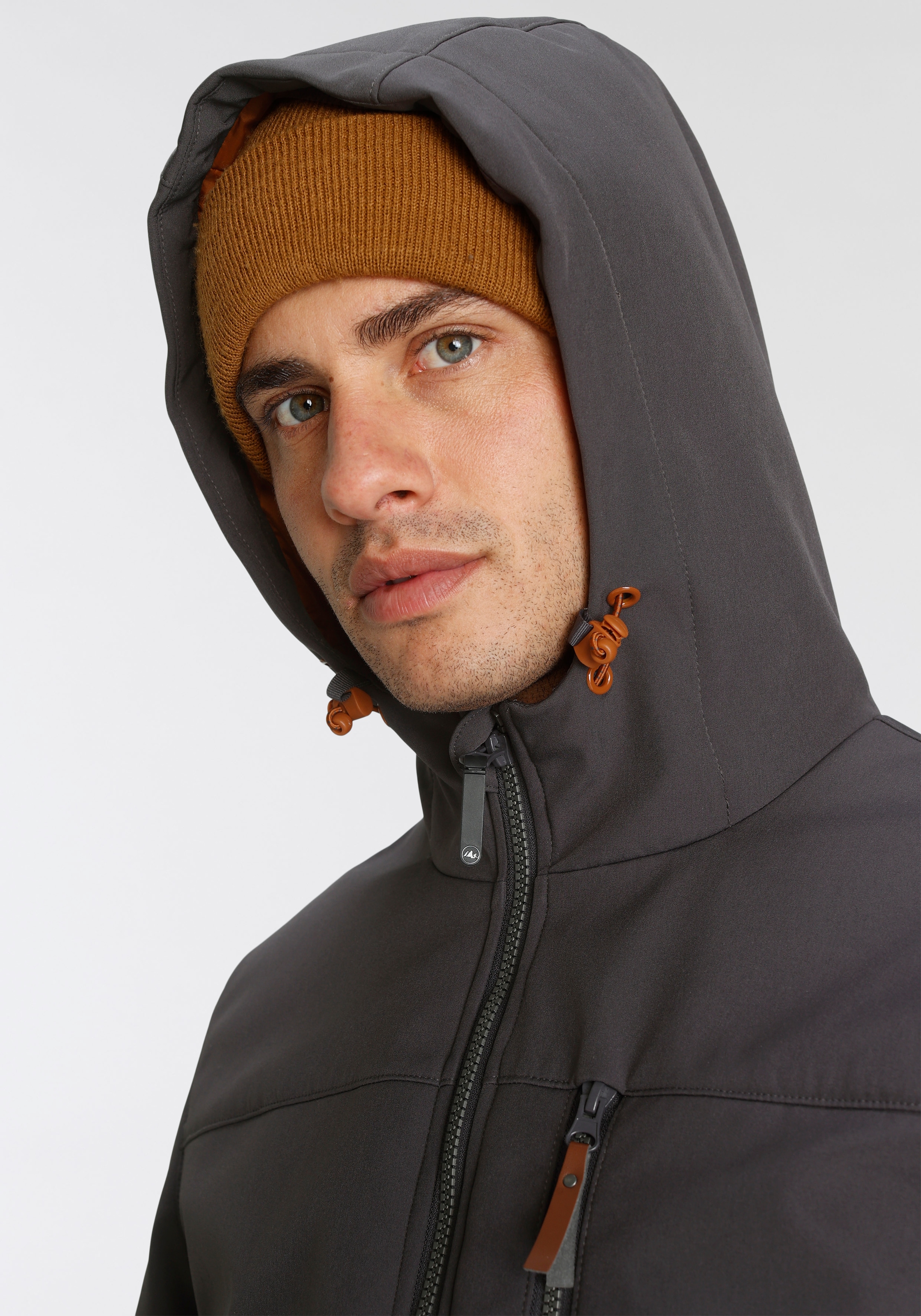 Polarino Winterjacke mit Kapuze atmungsaktiv,  wasserabweisend,  winddicht