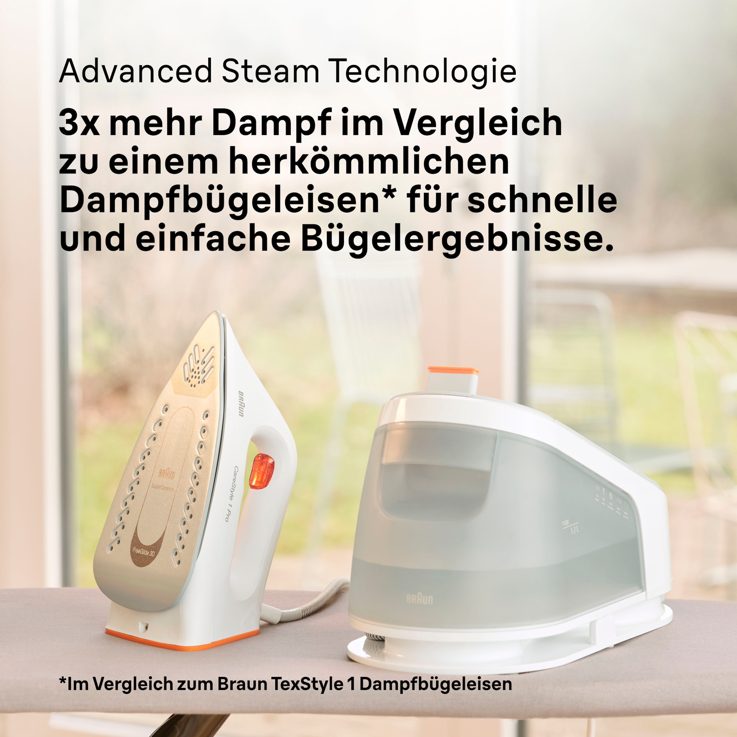 Braun Dampfbügelstation »Braun CareStyle 1 Pro IS1511WH«
