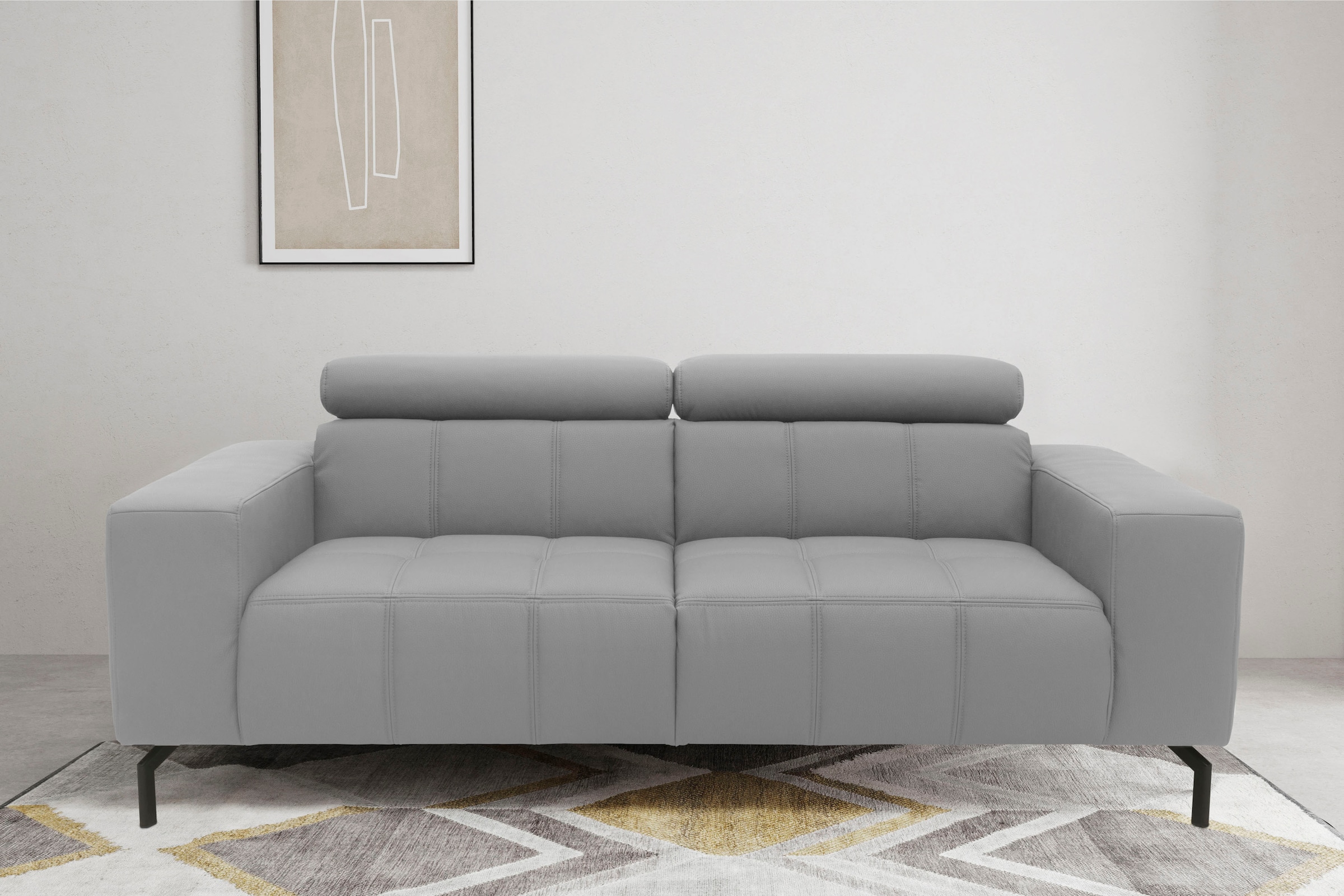 DOMO collection 2,5-Sitzer "Cunelli zeitlos und elegant, moderne Sitznähte günstig online kaufen