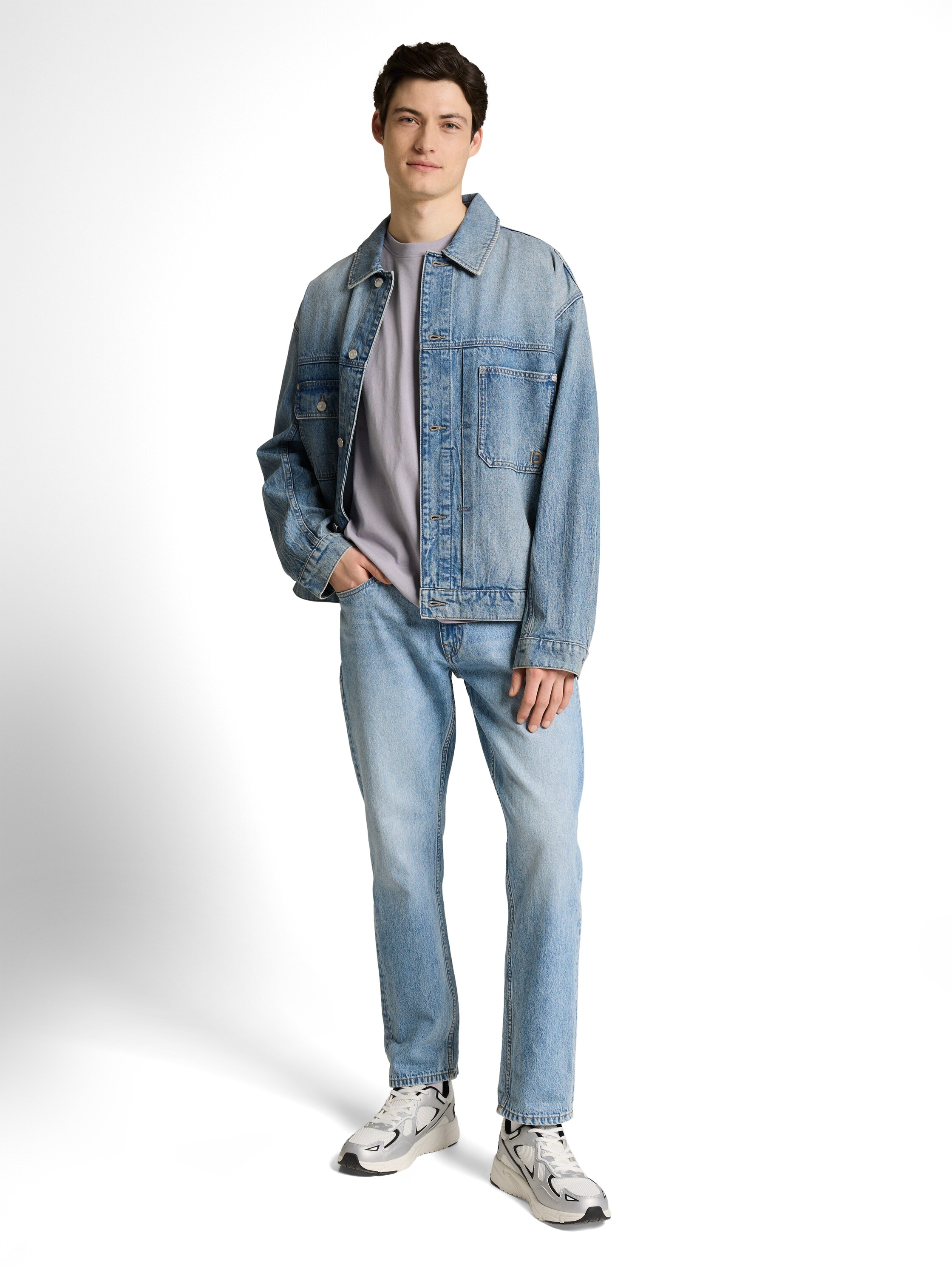 TOM TAILOR Denim T-Shirt mit Brust Tasche