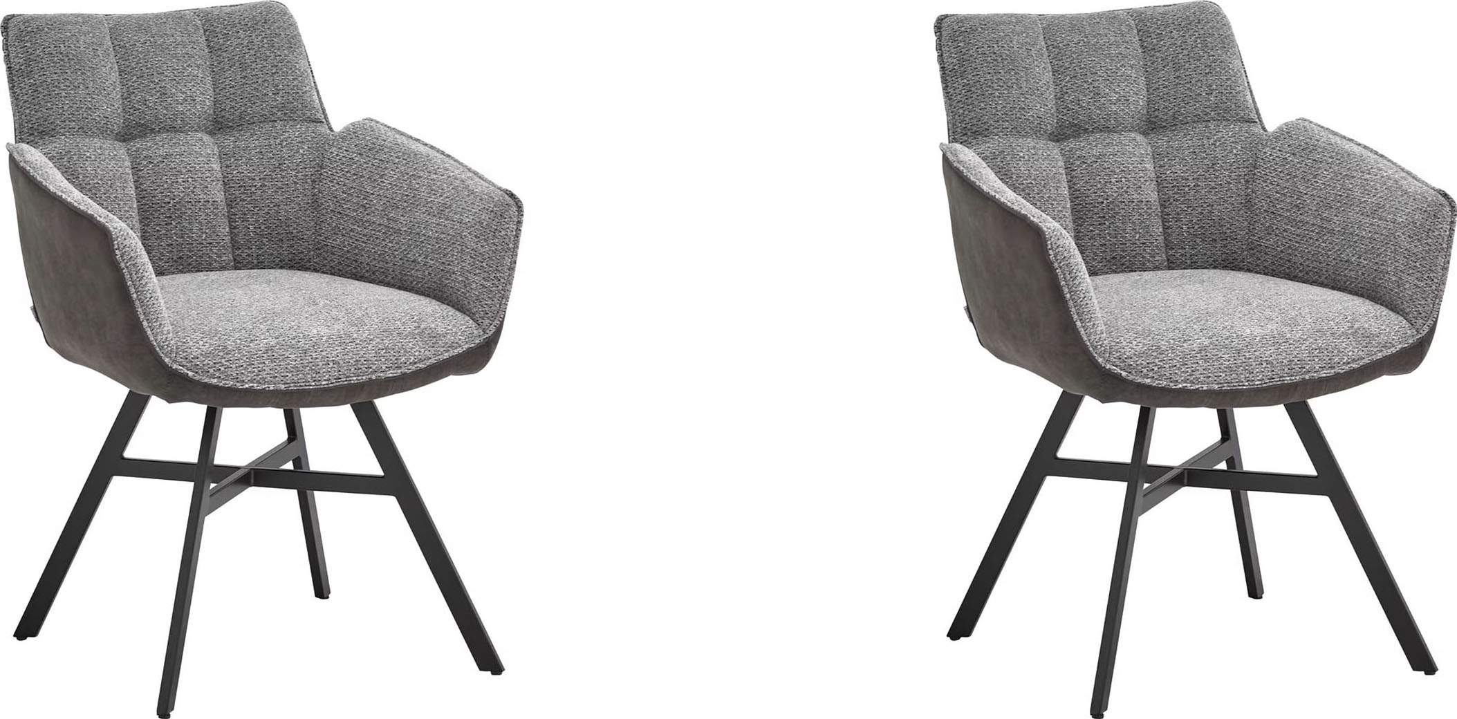 set one by Musterring Esszimmerstuhl »Frisco-B« (Set) 2 Stk.Bezug innen Che günstig online kaufen