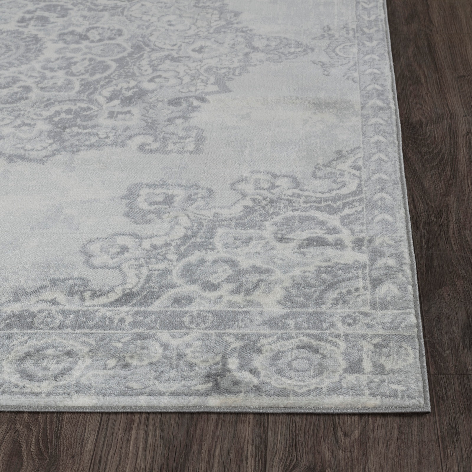 Livabliss Teppich »CORO«, rechteckig, 11 mm Höhe, Boho Kurzflor Orientteppich, Wohnzimmer, Schlafzimmer, Grau