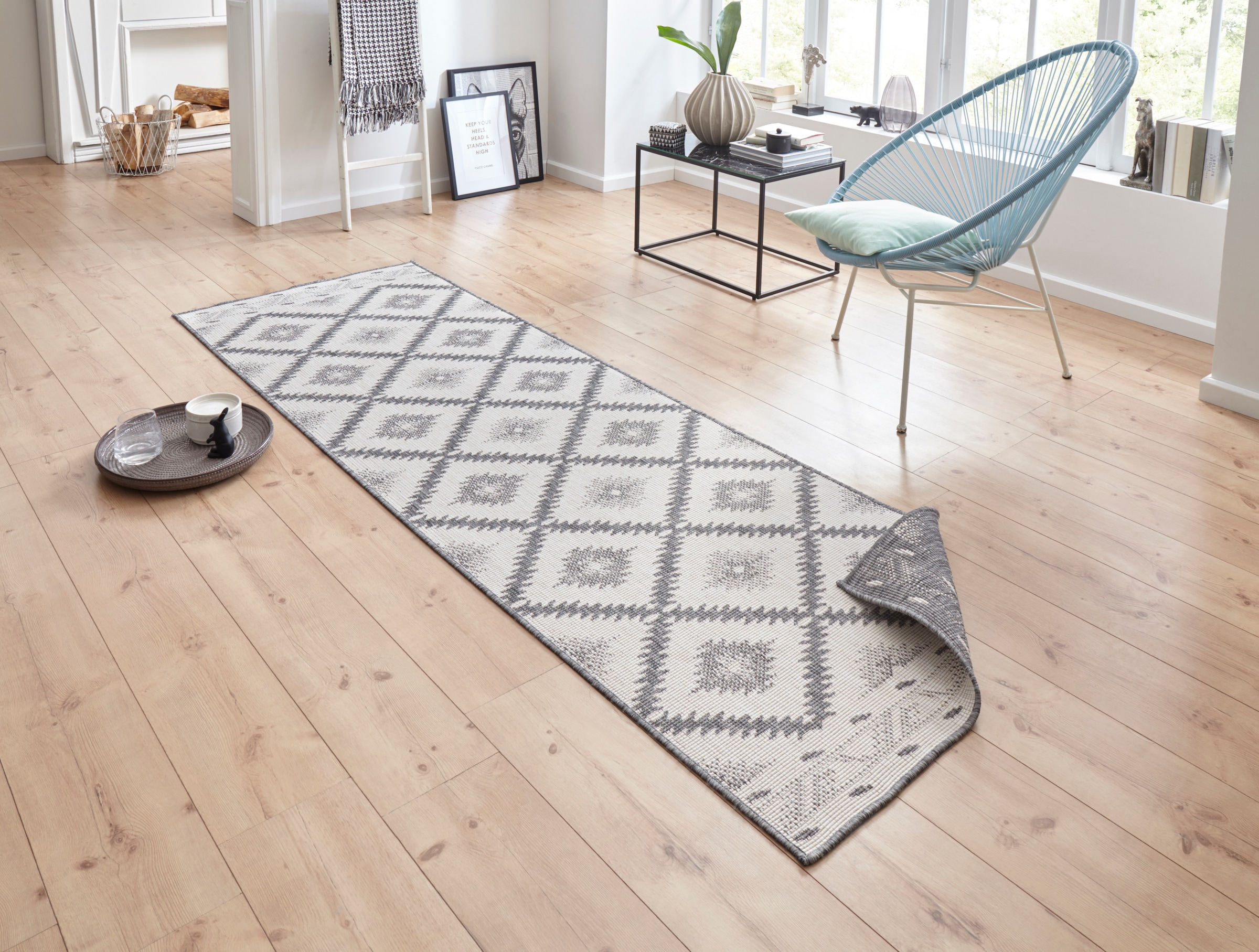 NORTHRUGS Teppich »Malibu Wendeteppich«, rechteckig, 5 mm Höhe, In-& Outdoo günstig online kaufen