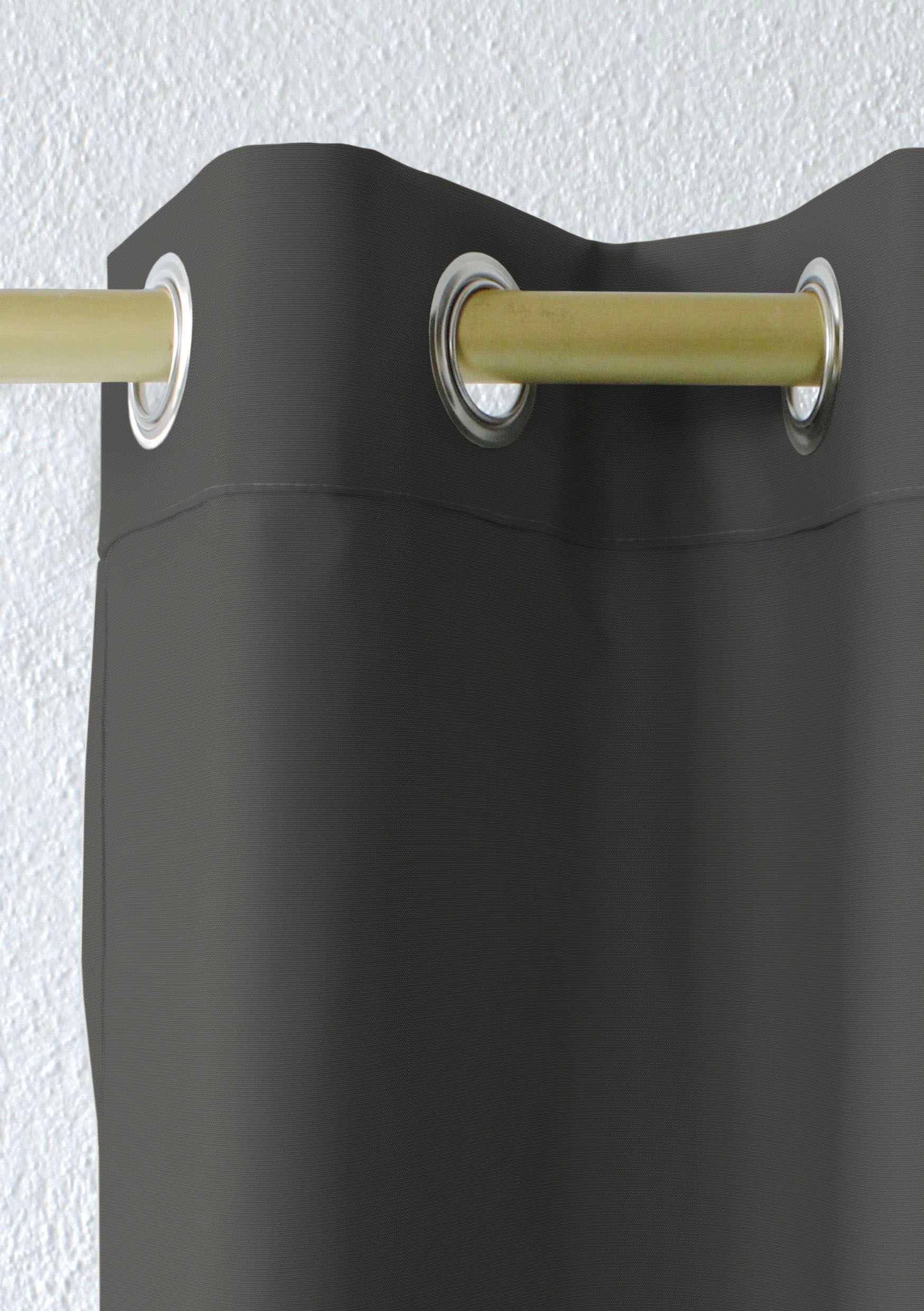 APELT Vorhang »4362 Rips Uni« Ösen 1 Stk. tlg. Wasser- und Schmutzabweisend günstig online kaufen