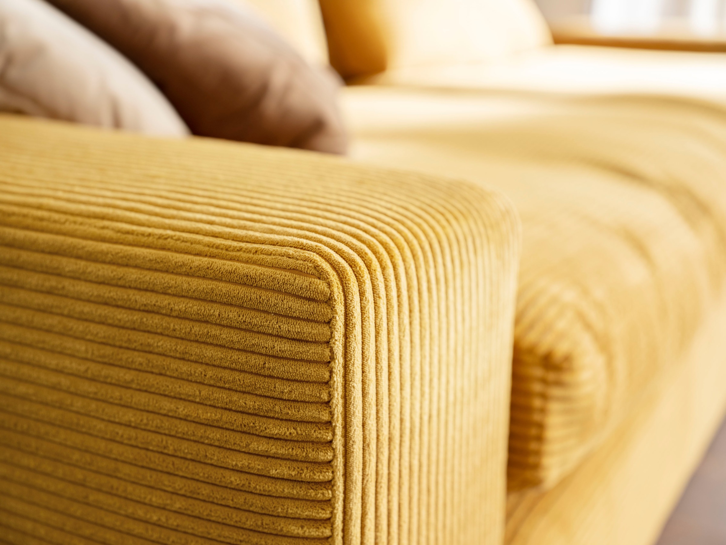 alina Big-Sofa »Sandy«, mit losen Sitz und Rückenkissen, in modernem Cordstoff